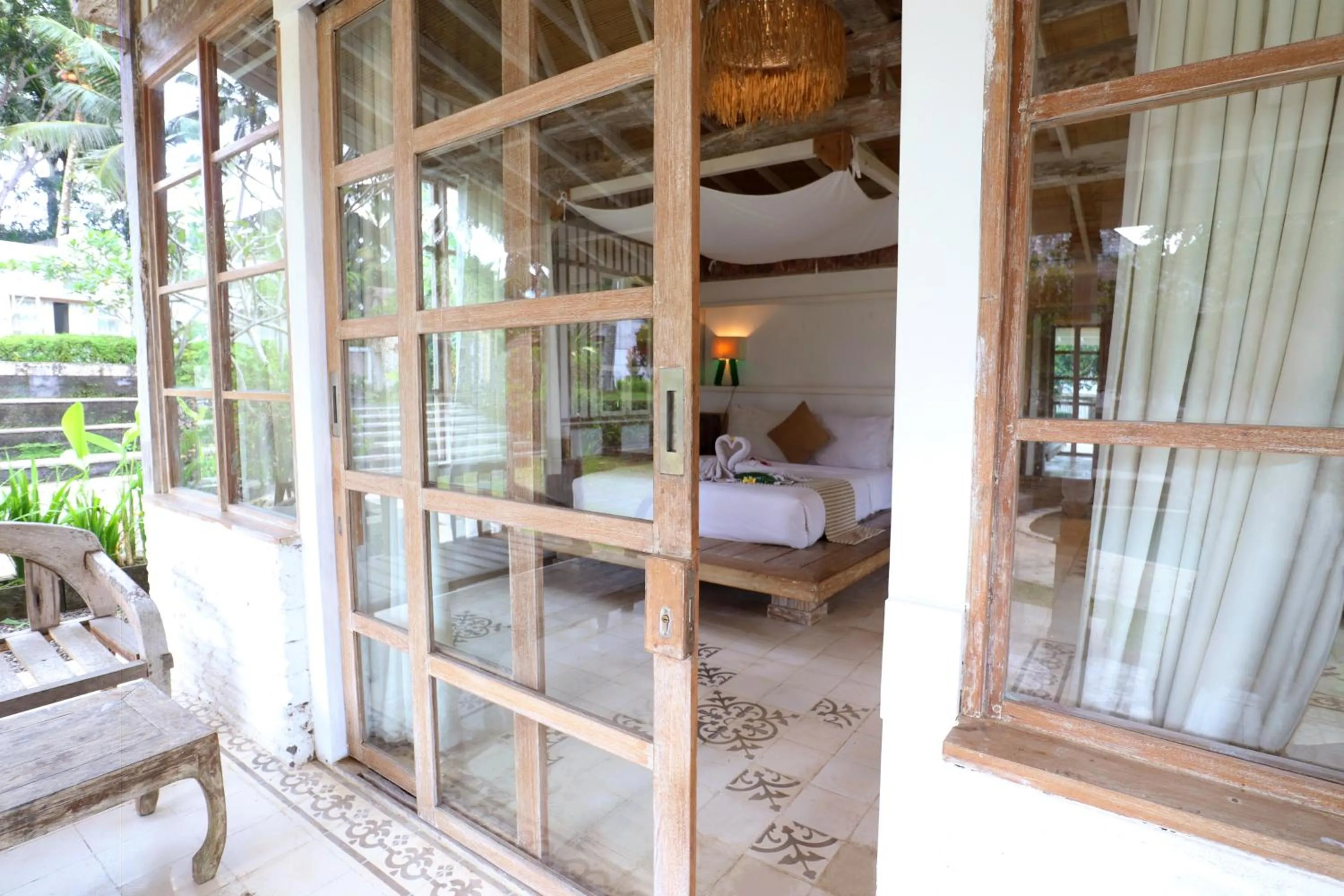 Patio, Bed in Aventus Resort Ubud