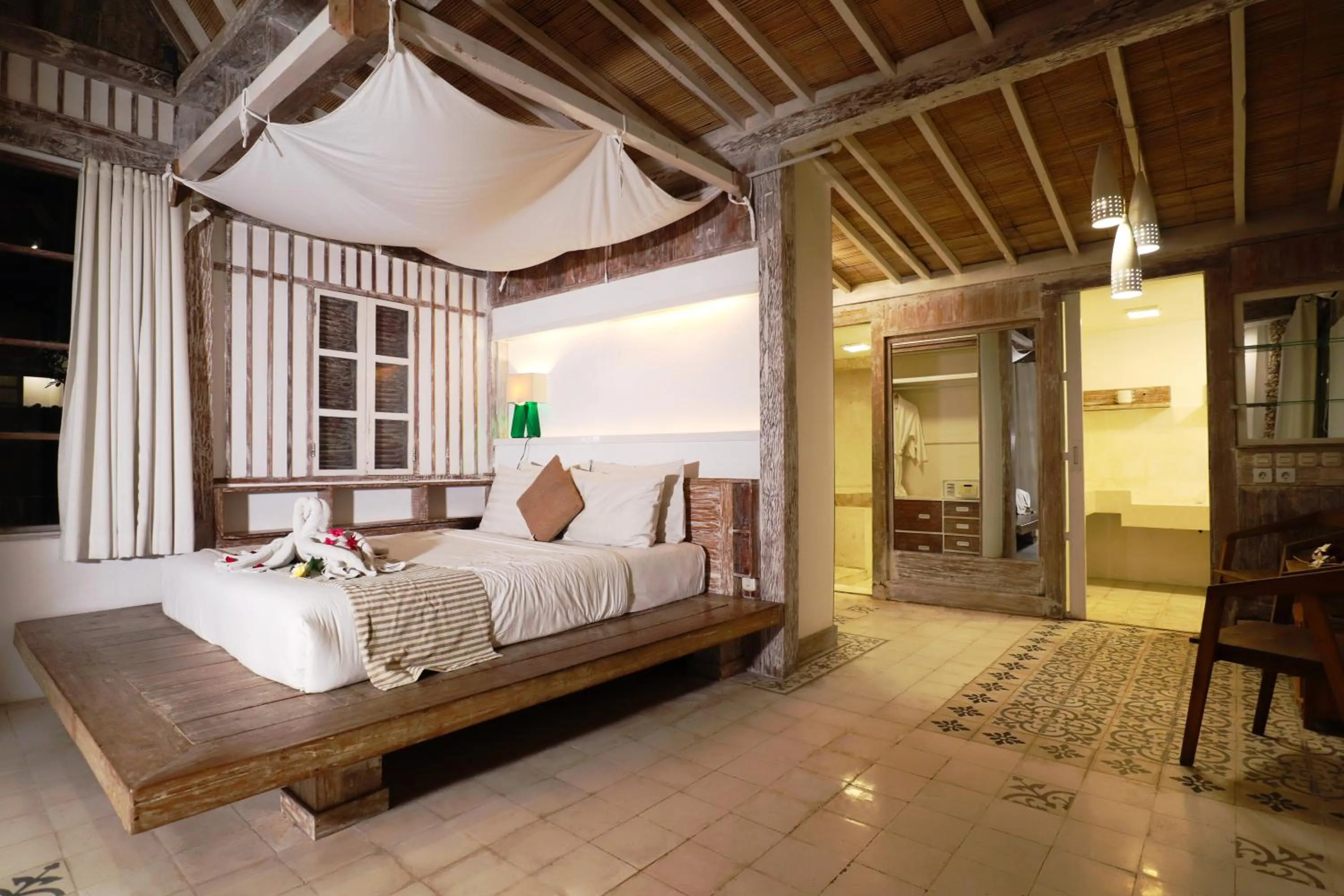 Bed in Aventus Resort Ubud