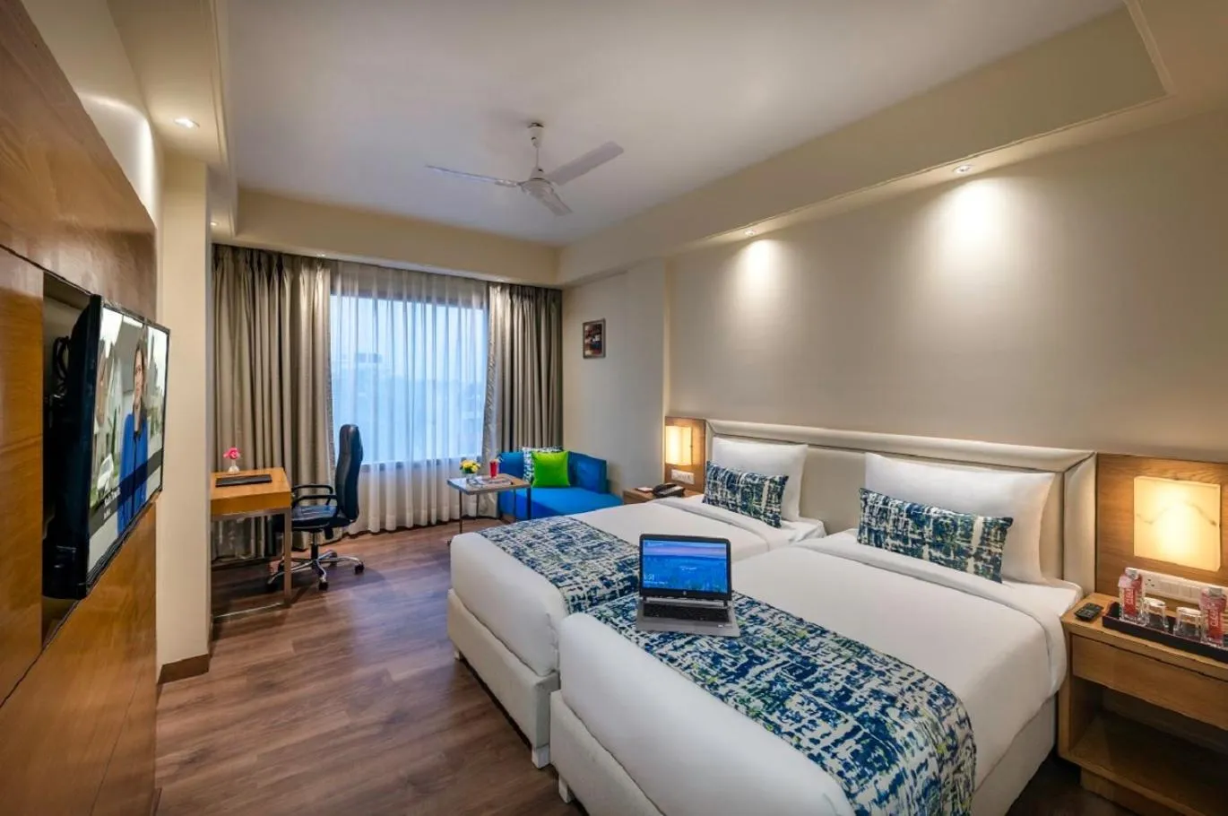 Bed in Lords Inn Jaipur