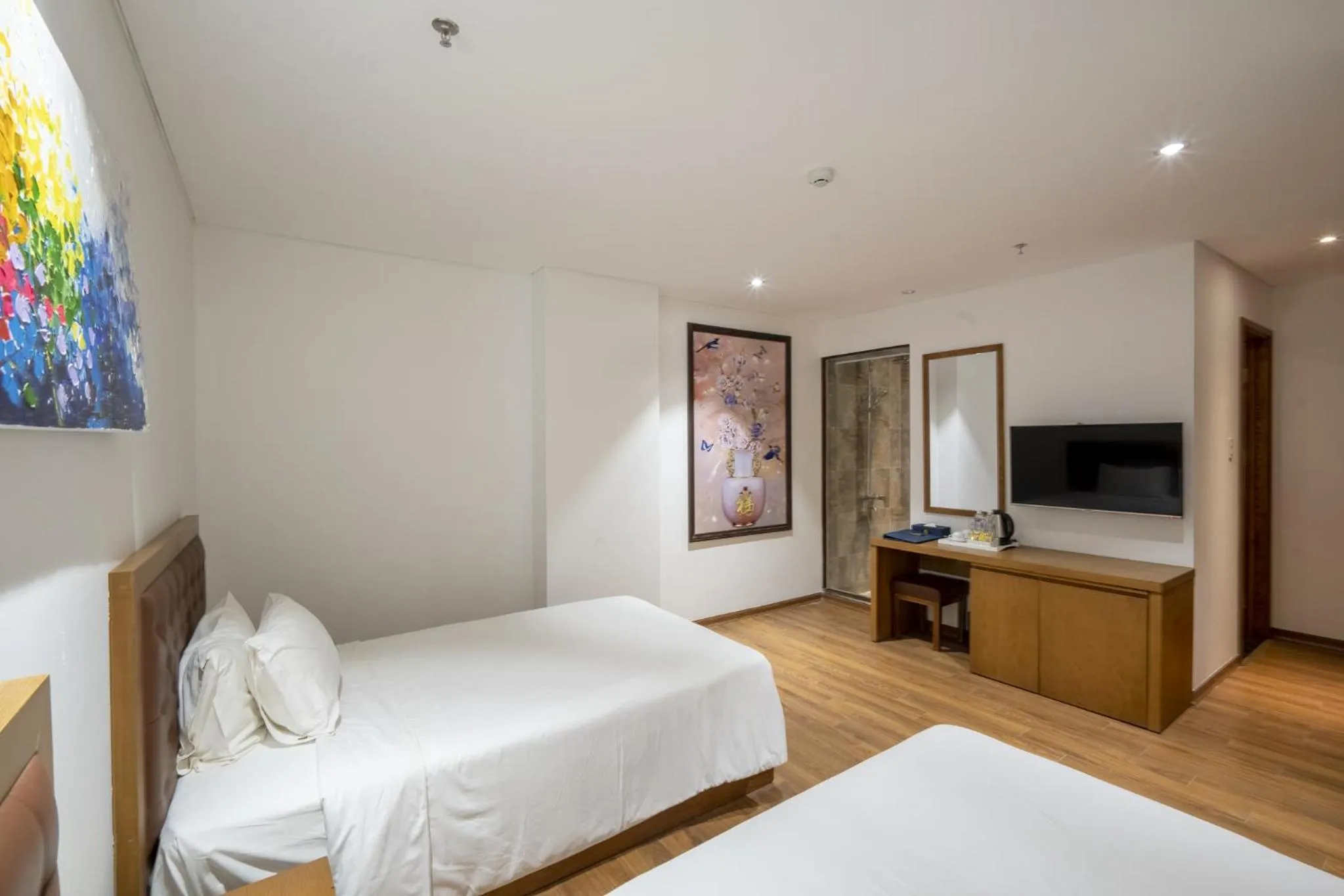 Bed in Hai Trieu Hotel