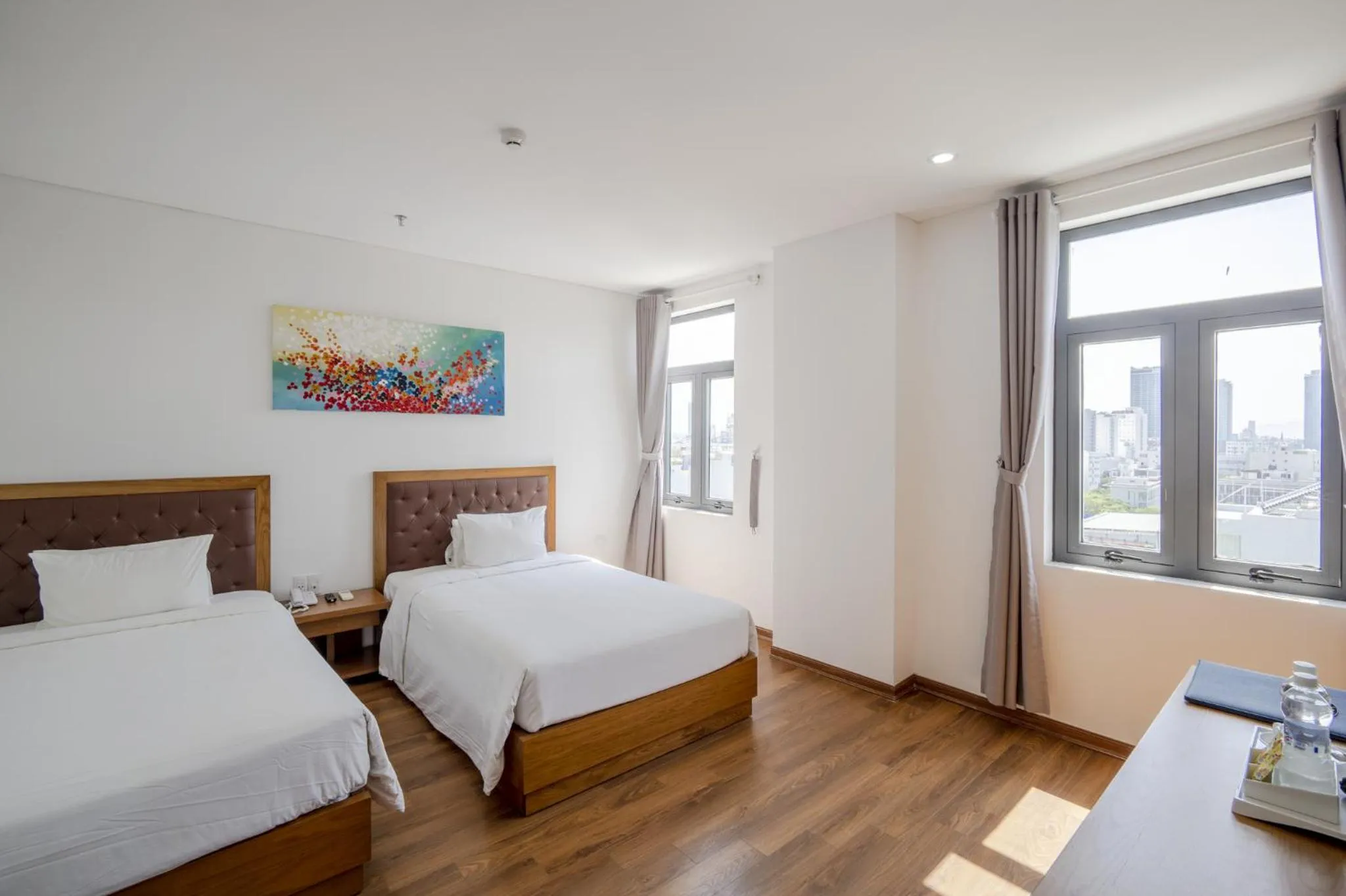 Bed in Hai Trieu Hotel