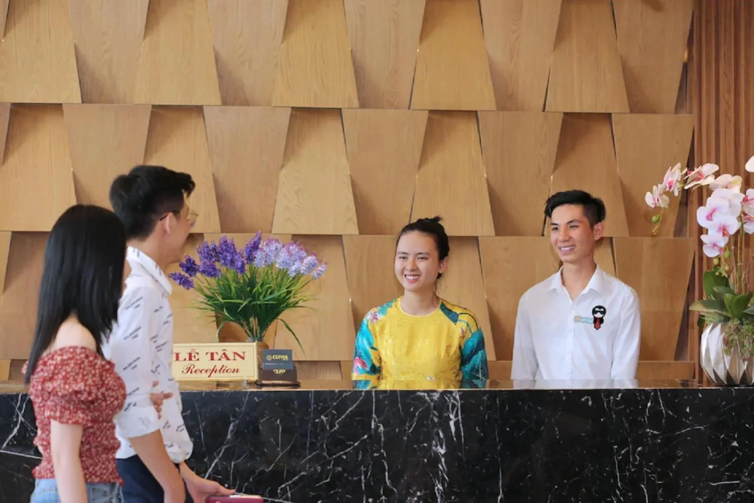 Staff in Hai Trieu Hotel