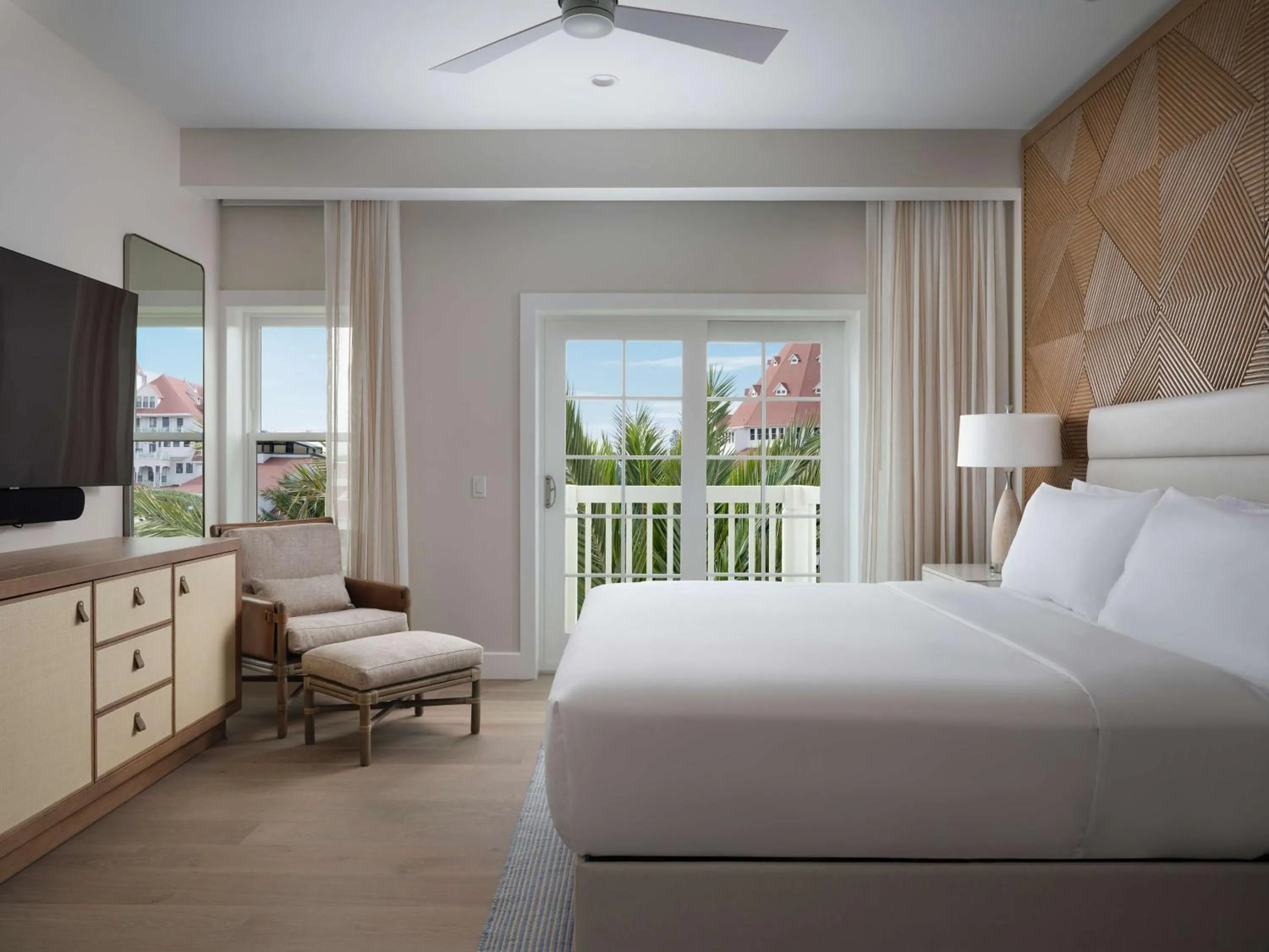 Bed in Shore House at The Del, LXR Hotels & Resorts