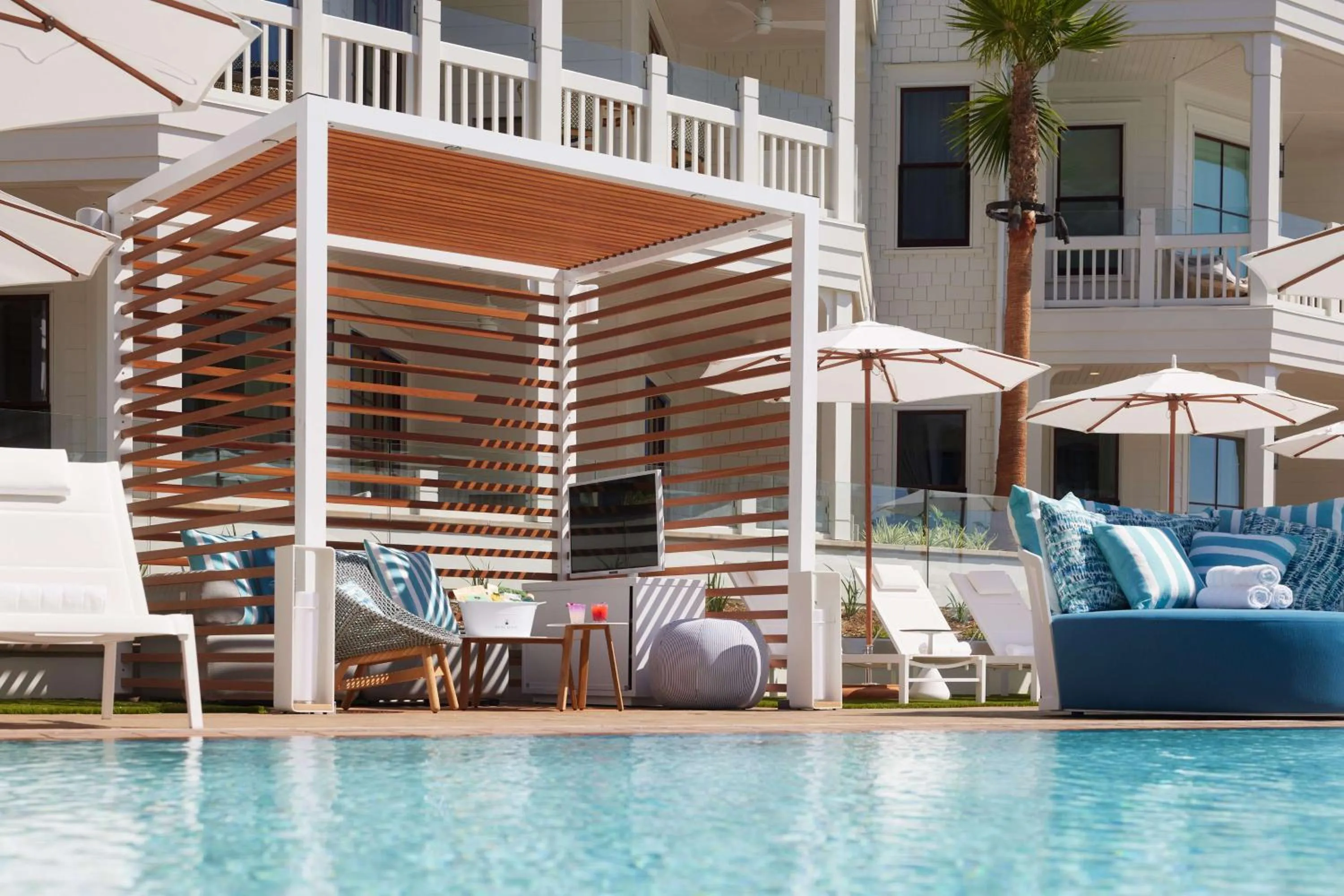 Pool view in Shore House at The Del, LXR Hotels & Resorts