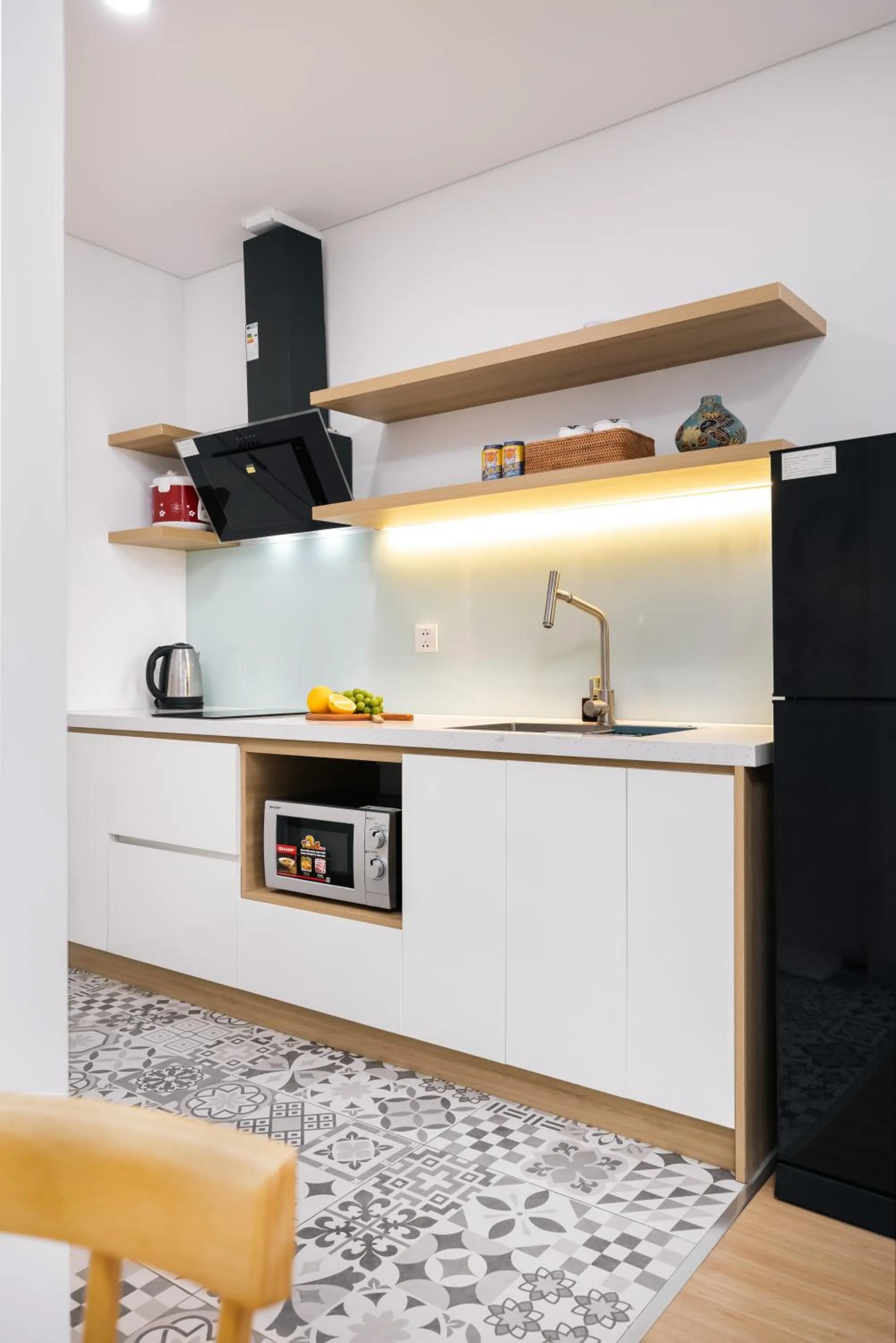 kitchen in LAGOM APARTMENT AND HOTEL