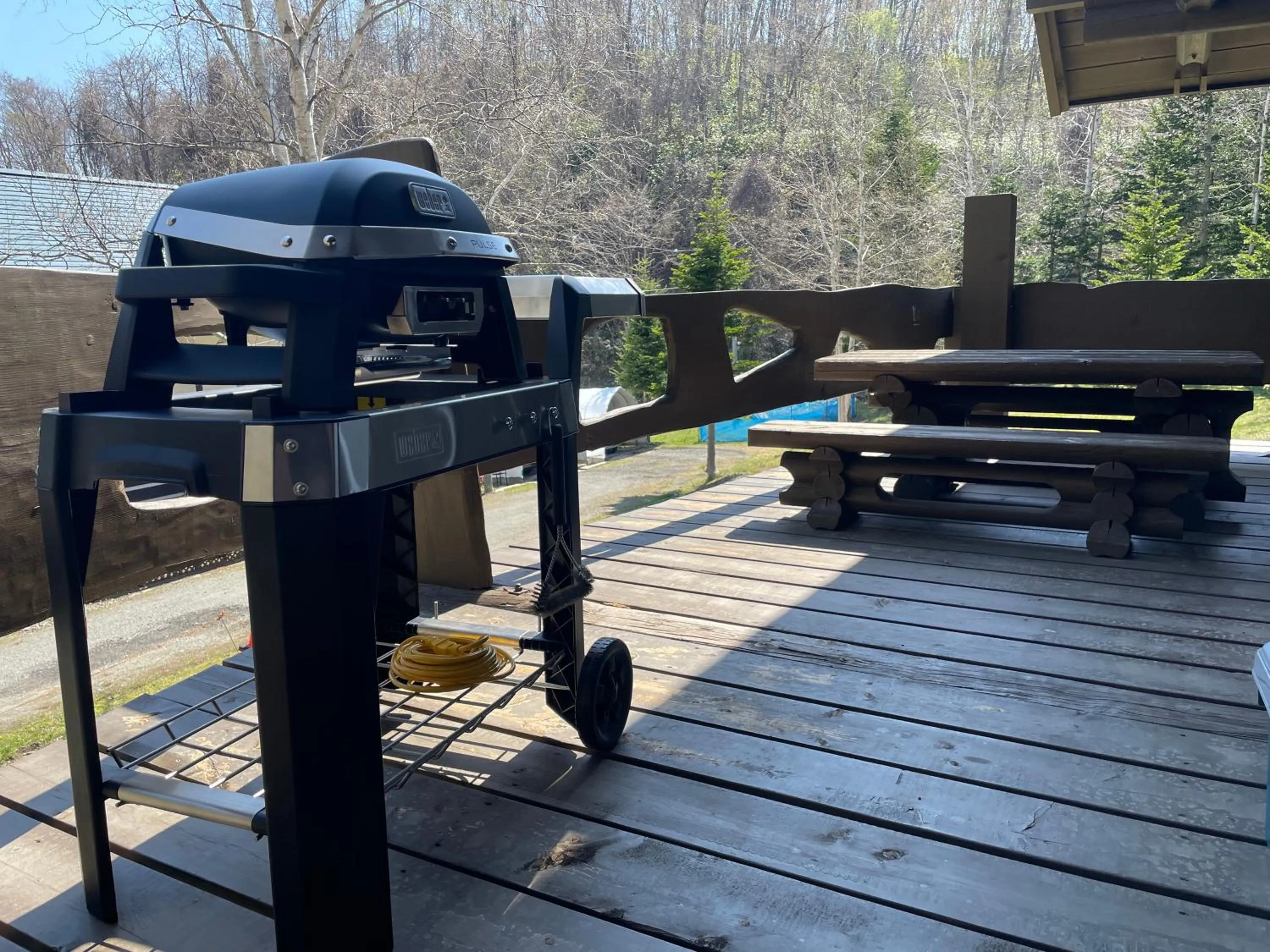 BBQ facilities in Lake Toya Hillside House