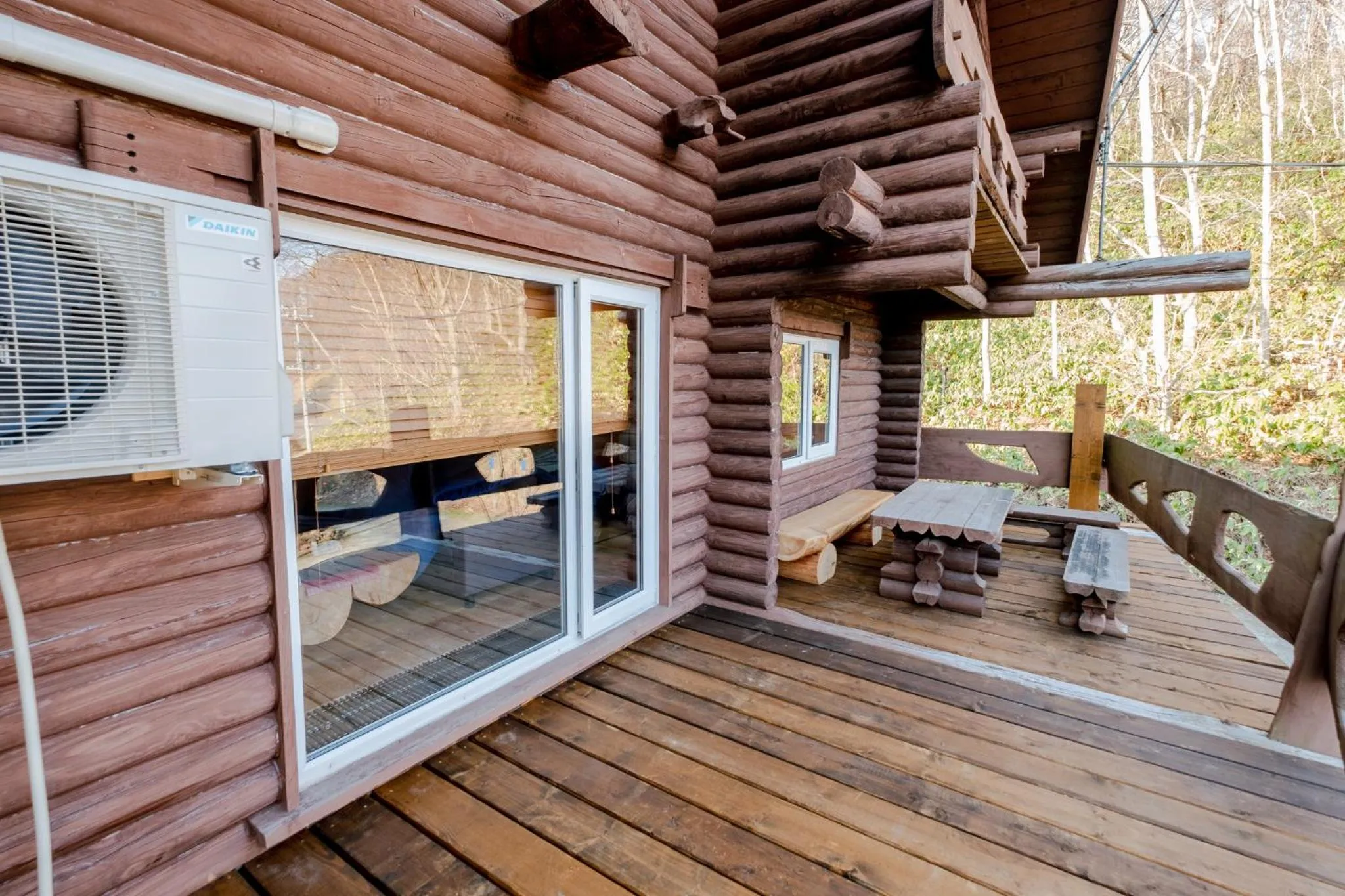 Balcony/Terrace in Lake Toya Hillside House