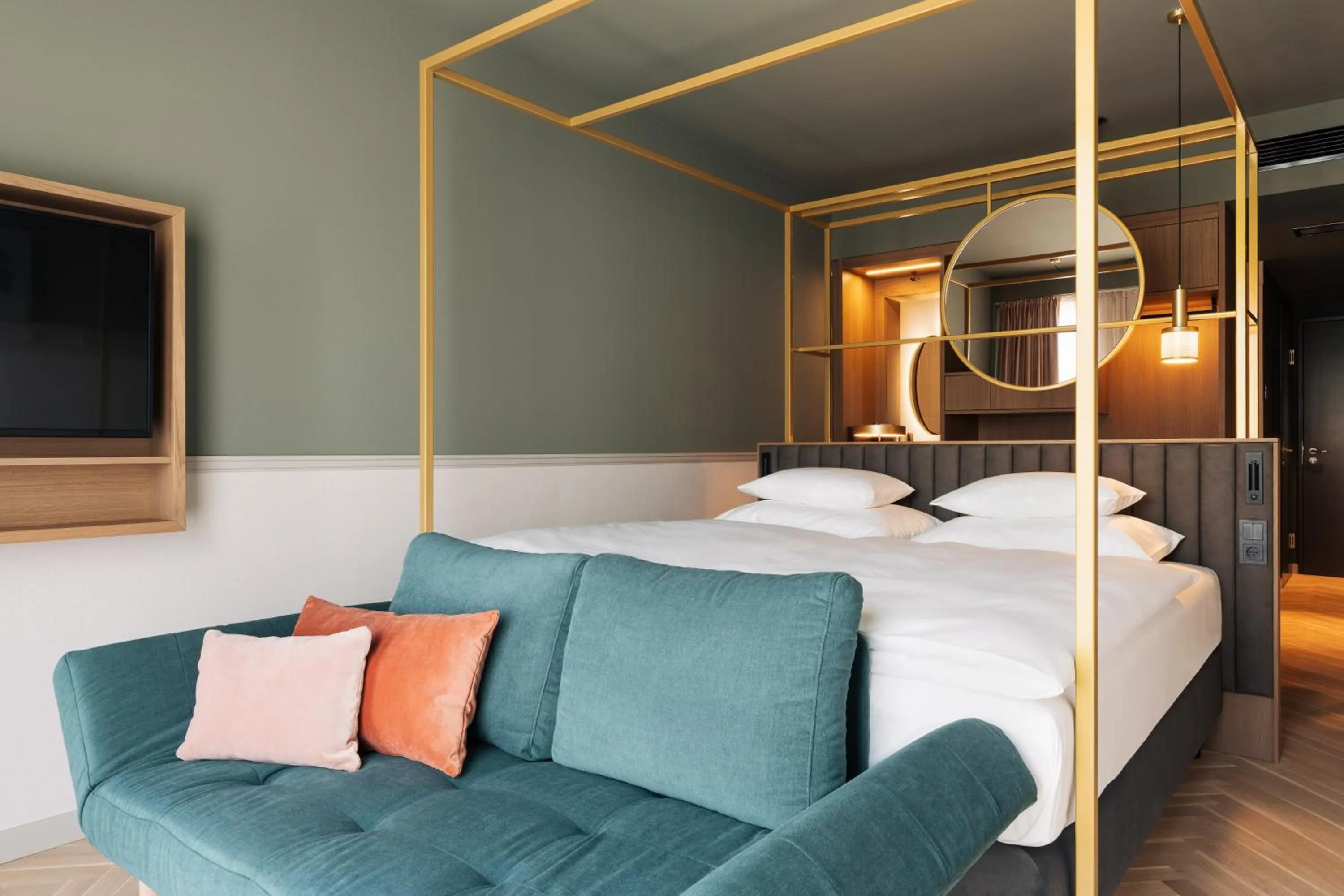 Bed in Hotel Galántha