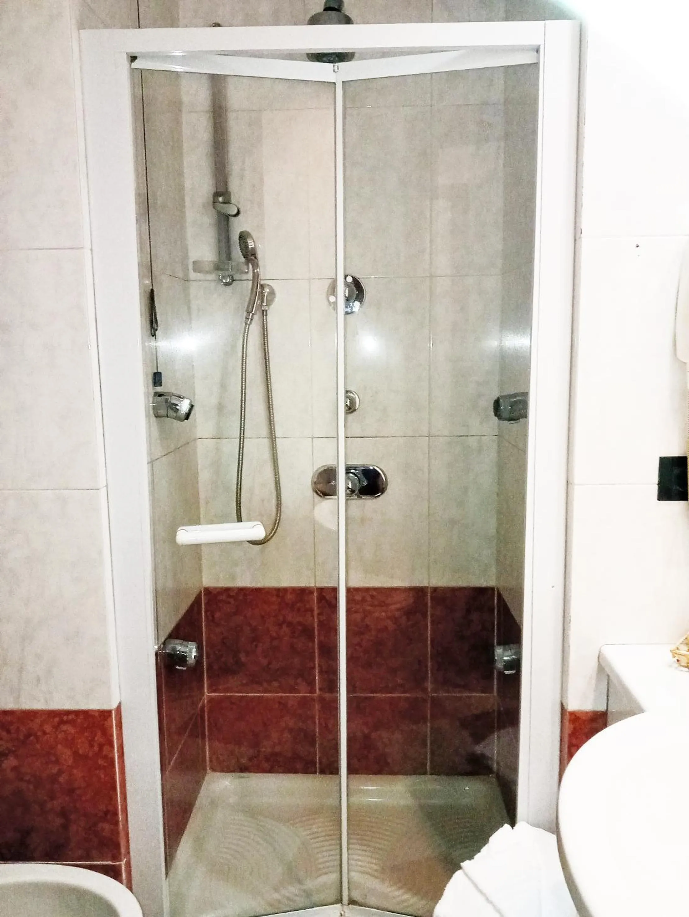 Shower in Hotel Amadeus