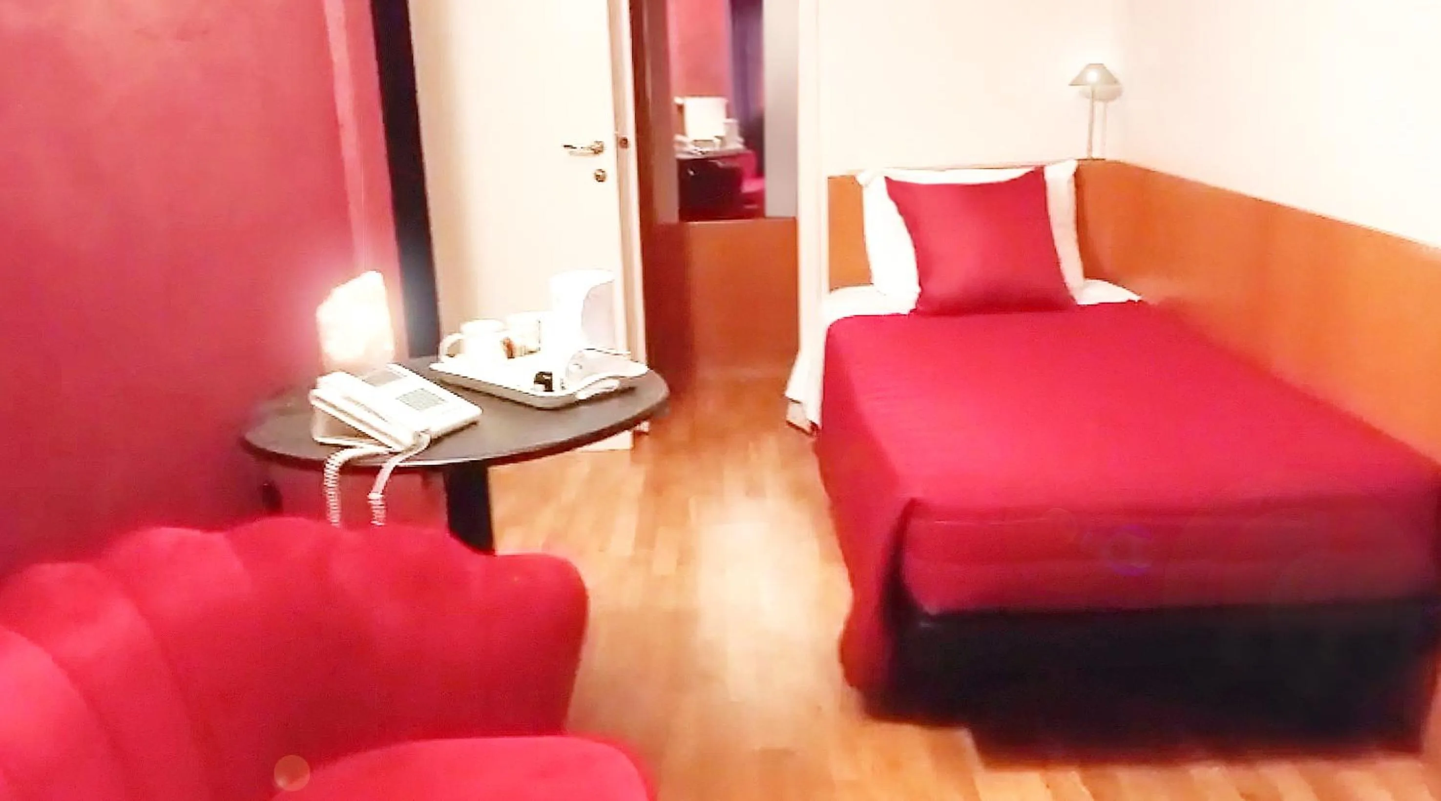 Bed in Hotel Amadeus