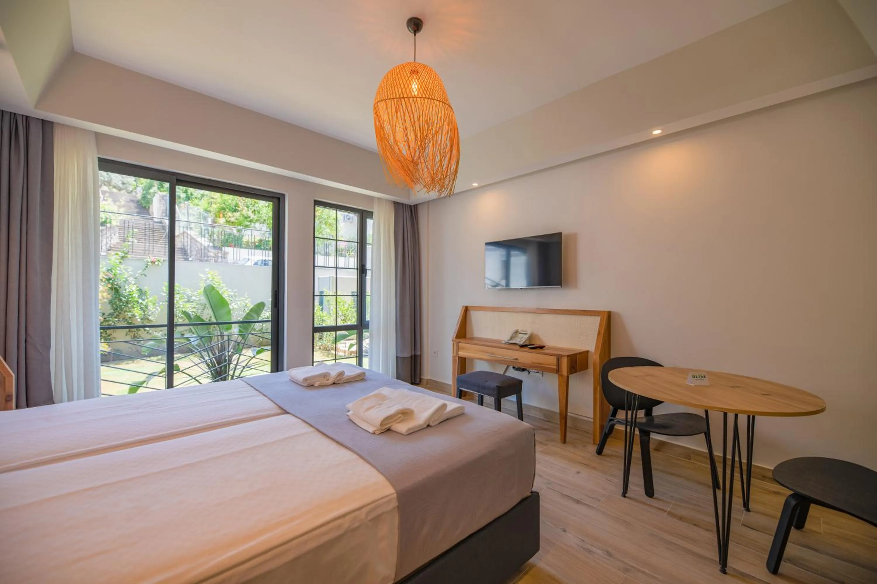 Photo of the whole room, Bed in Bliss Loft