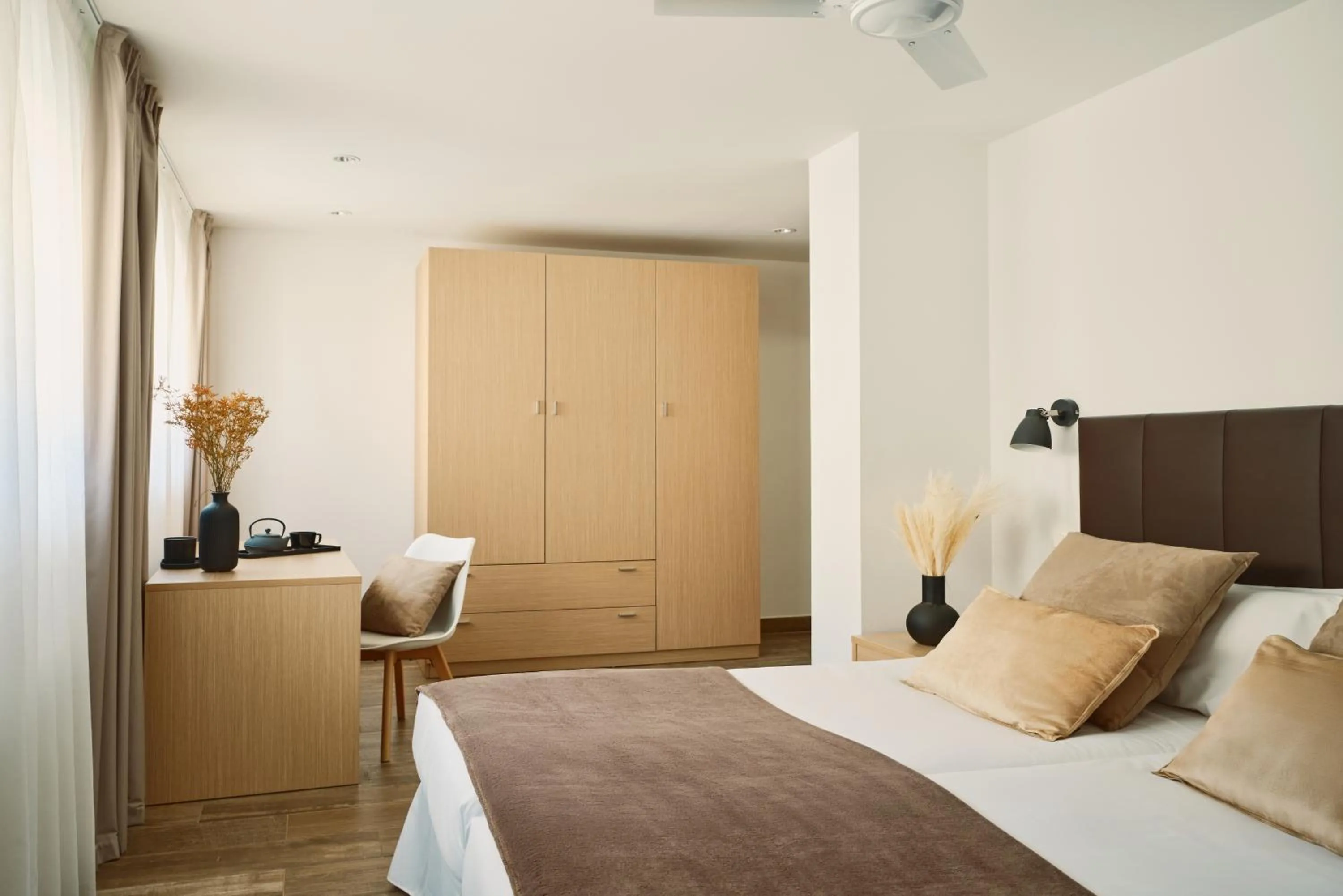 Bed in Hotel MET Pamplona