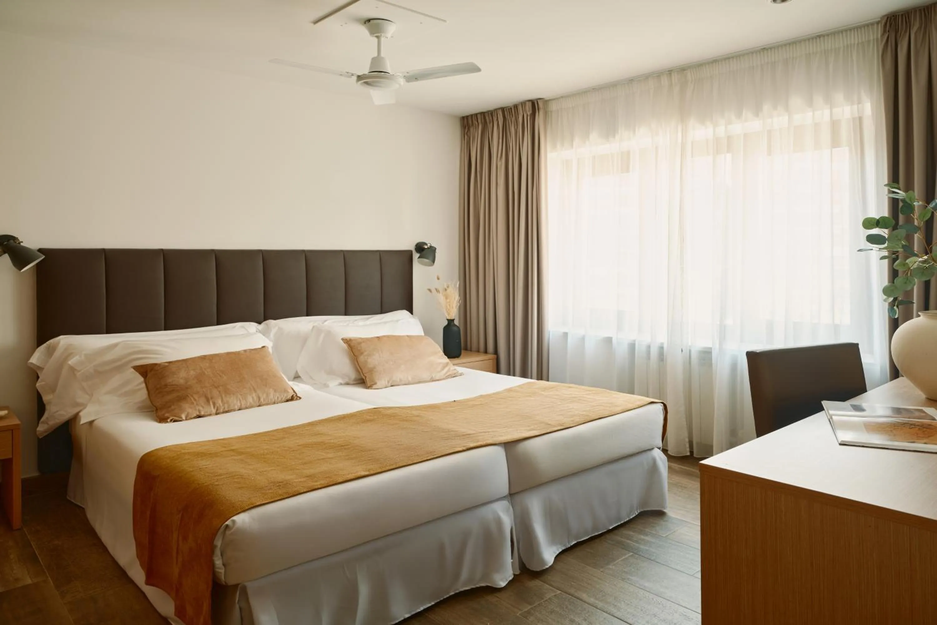 Bed in Hotel MET Pamplona