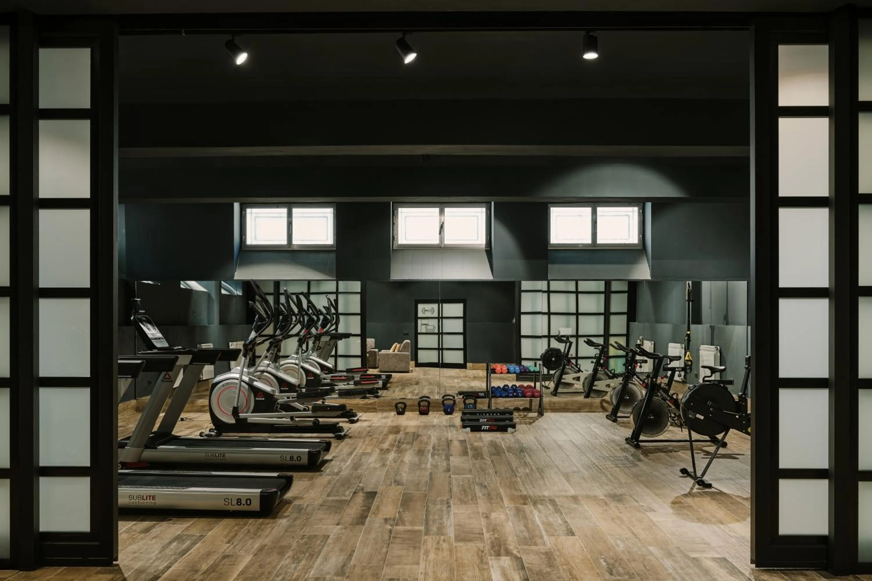 Fitness centre/facilities in Hotel MET Pamplona
