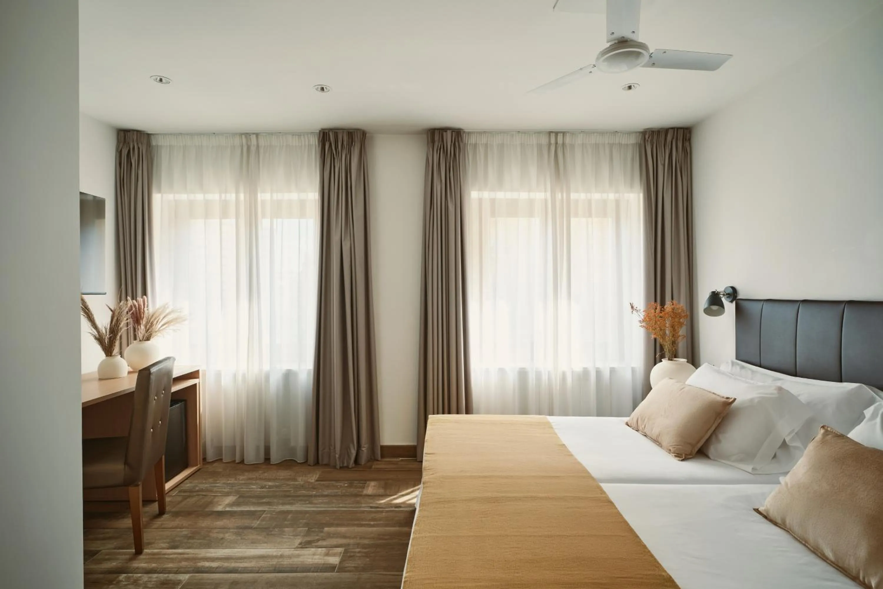 Bed in Hotel MET Pamplona