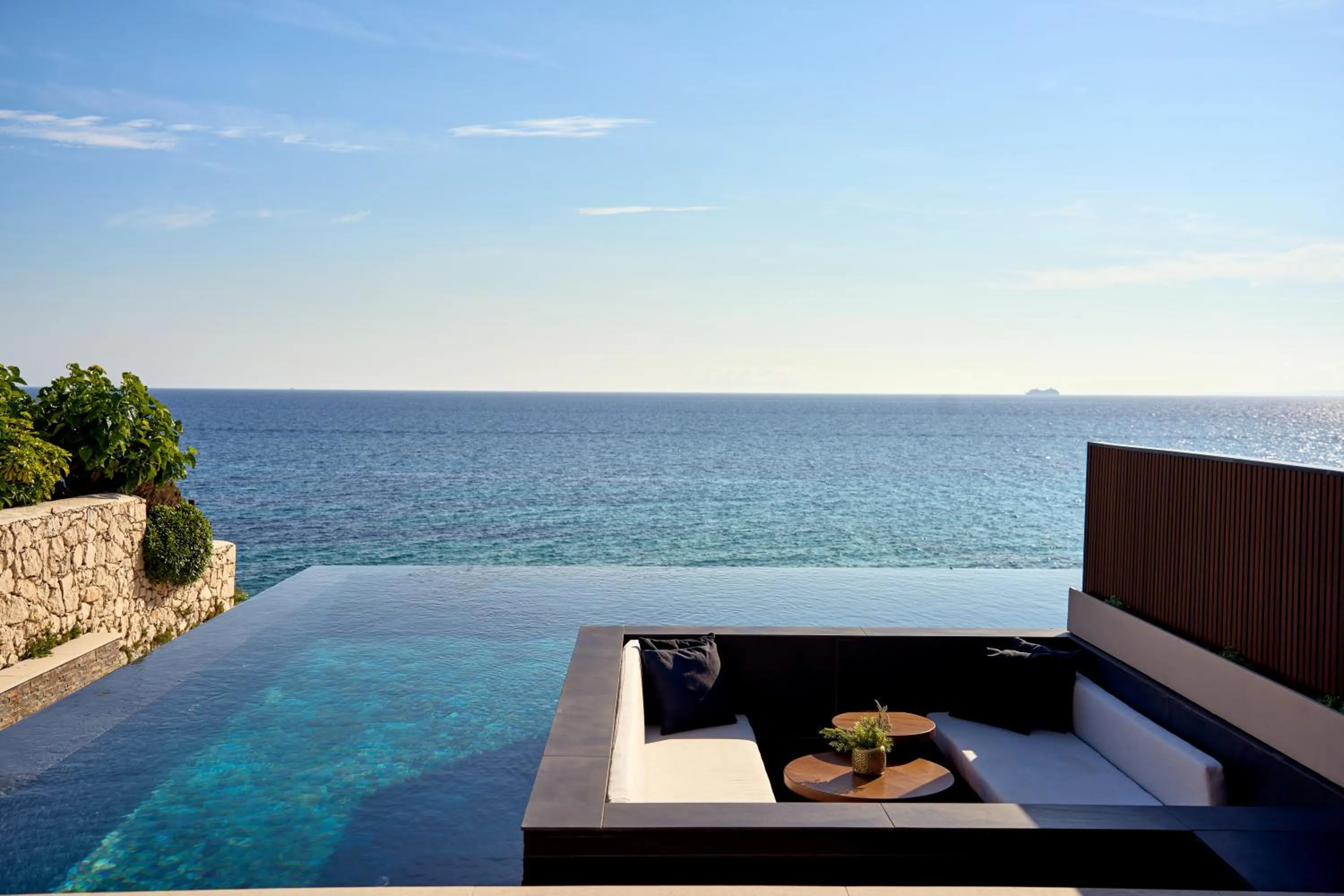 Pool view in SEA ZANTE Luxury Beachfront Retreat