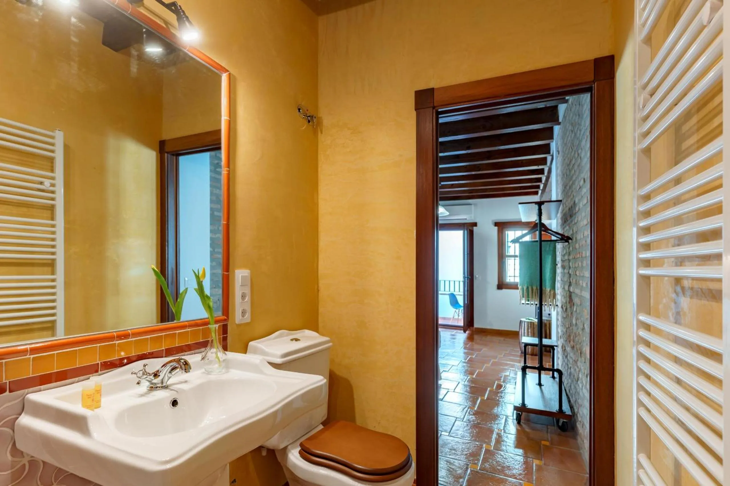 Shower in SUITES CASA DE LAS COLUMNAS