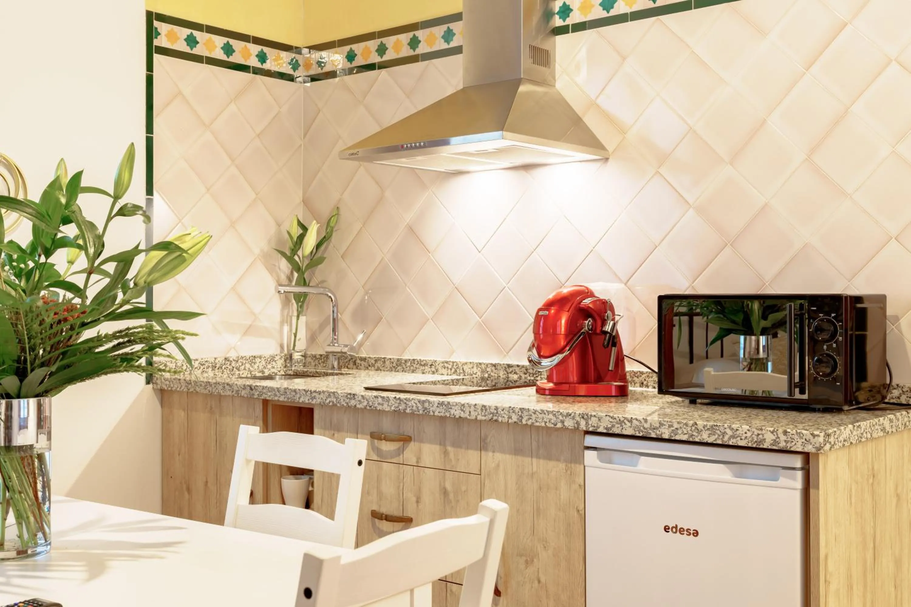 Kitchen or kitchenette in SUITES CASA DE LAS COLUMNAS