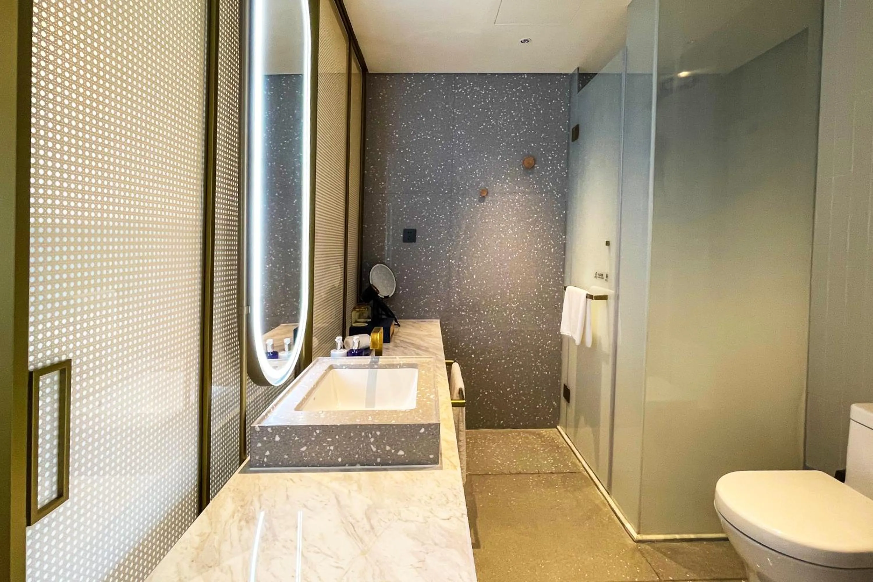 Bathroom in voco Nanjing Garden Expo by IHG