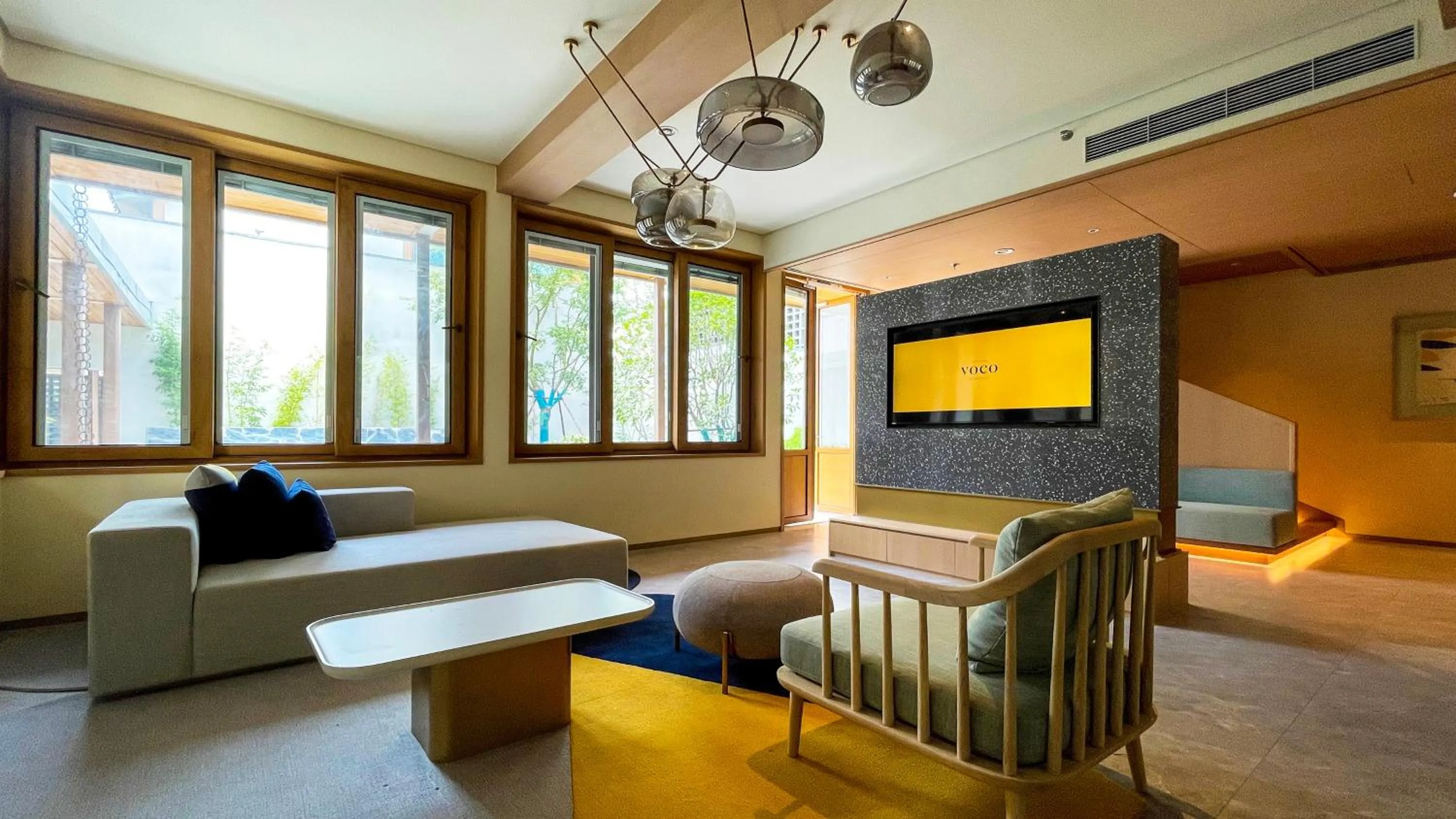 Living room in voco Nanjing Garden Expo by IHG