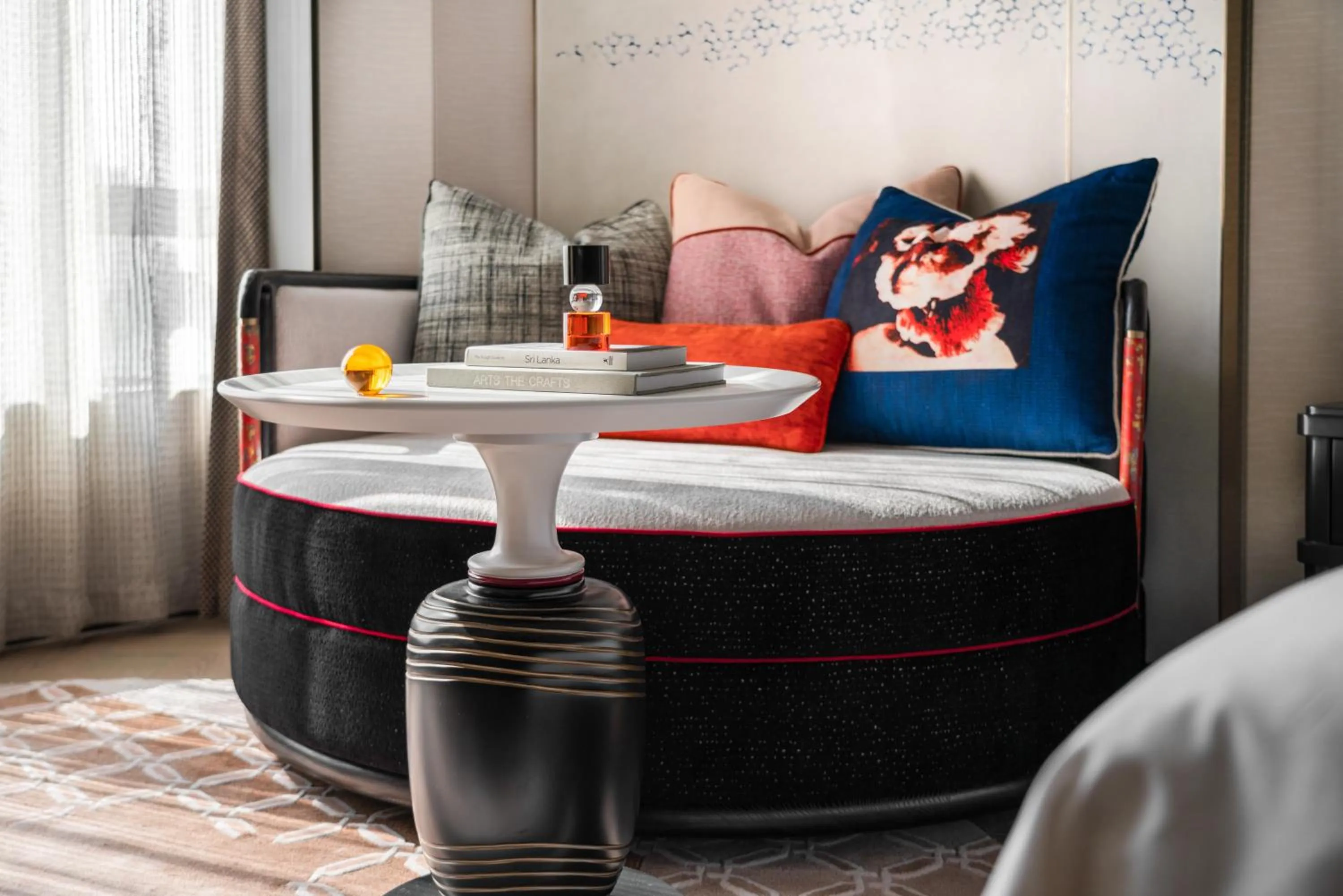 Seating area in Hotel Indigo Xiamen Haicang by IHG