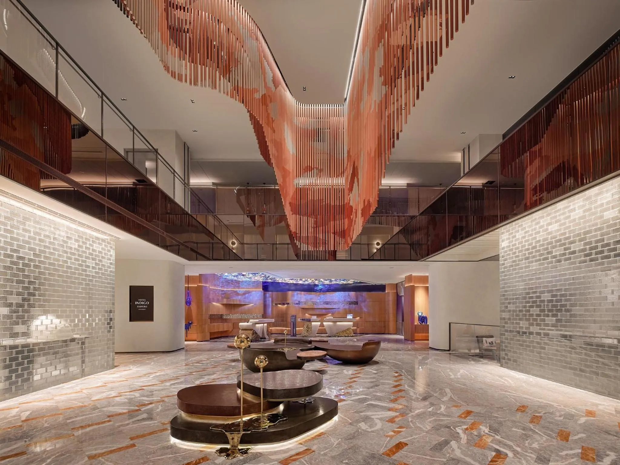 Lobby or reception in Hotel Indigo Xiamen Haicang by IHG