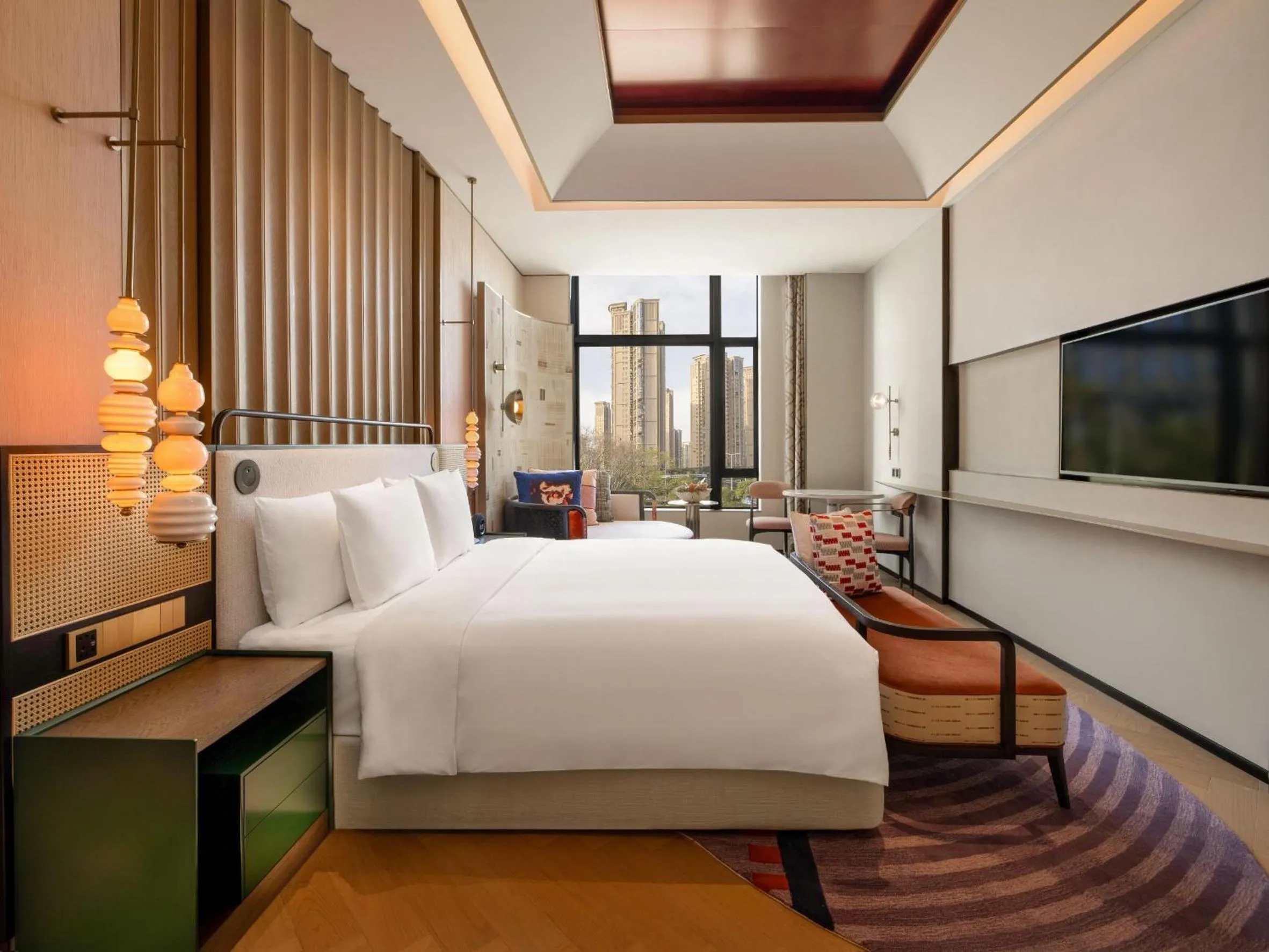 Bedroom, Bed in Hotel Indigo Xiamen Haicang by IHG