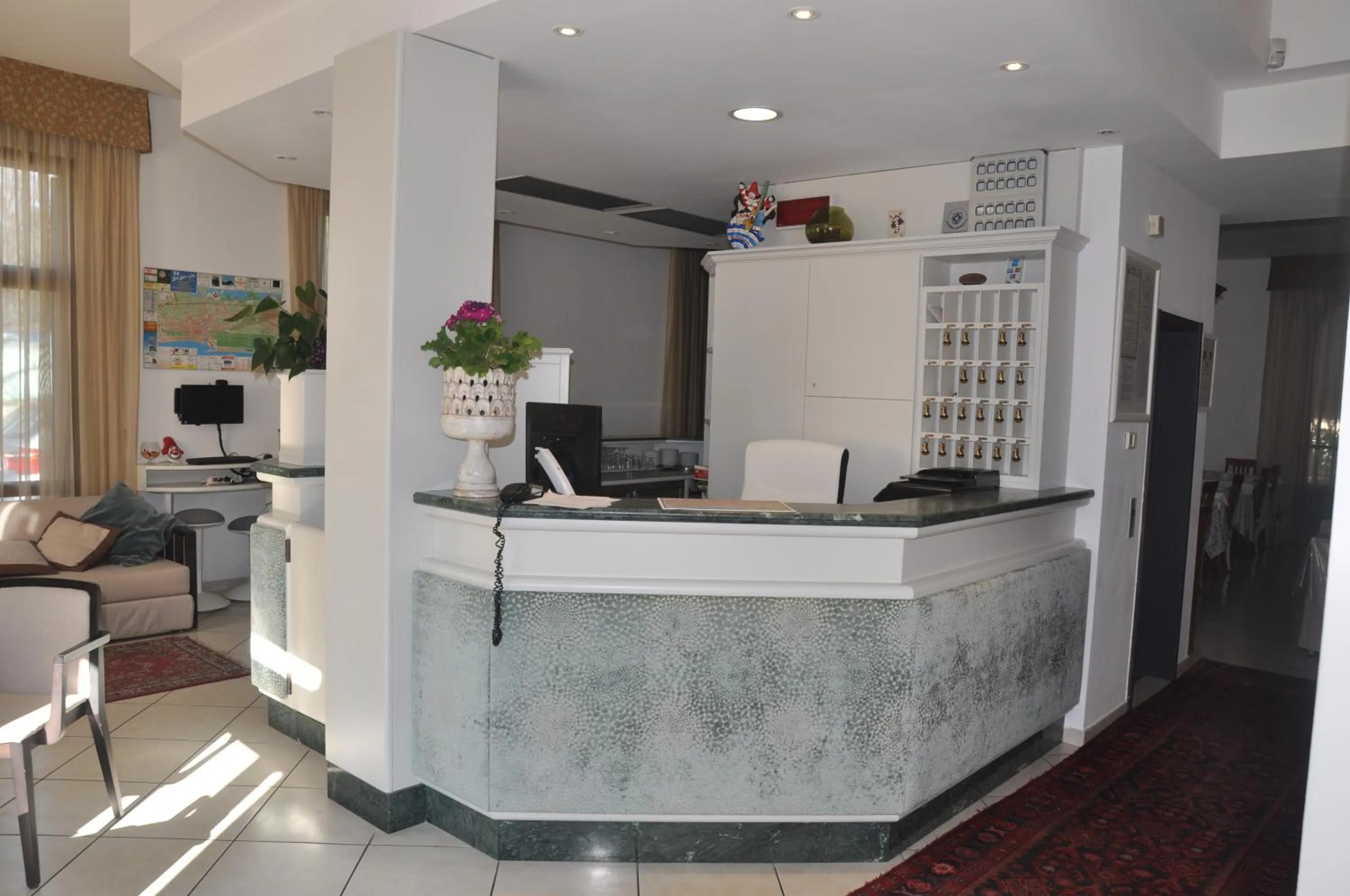 Lobby or reception in Hotel Vittoria