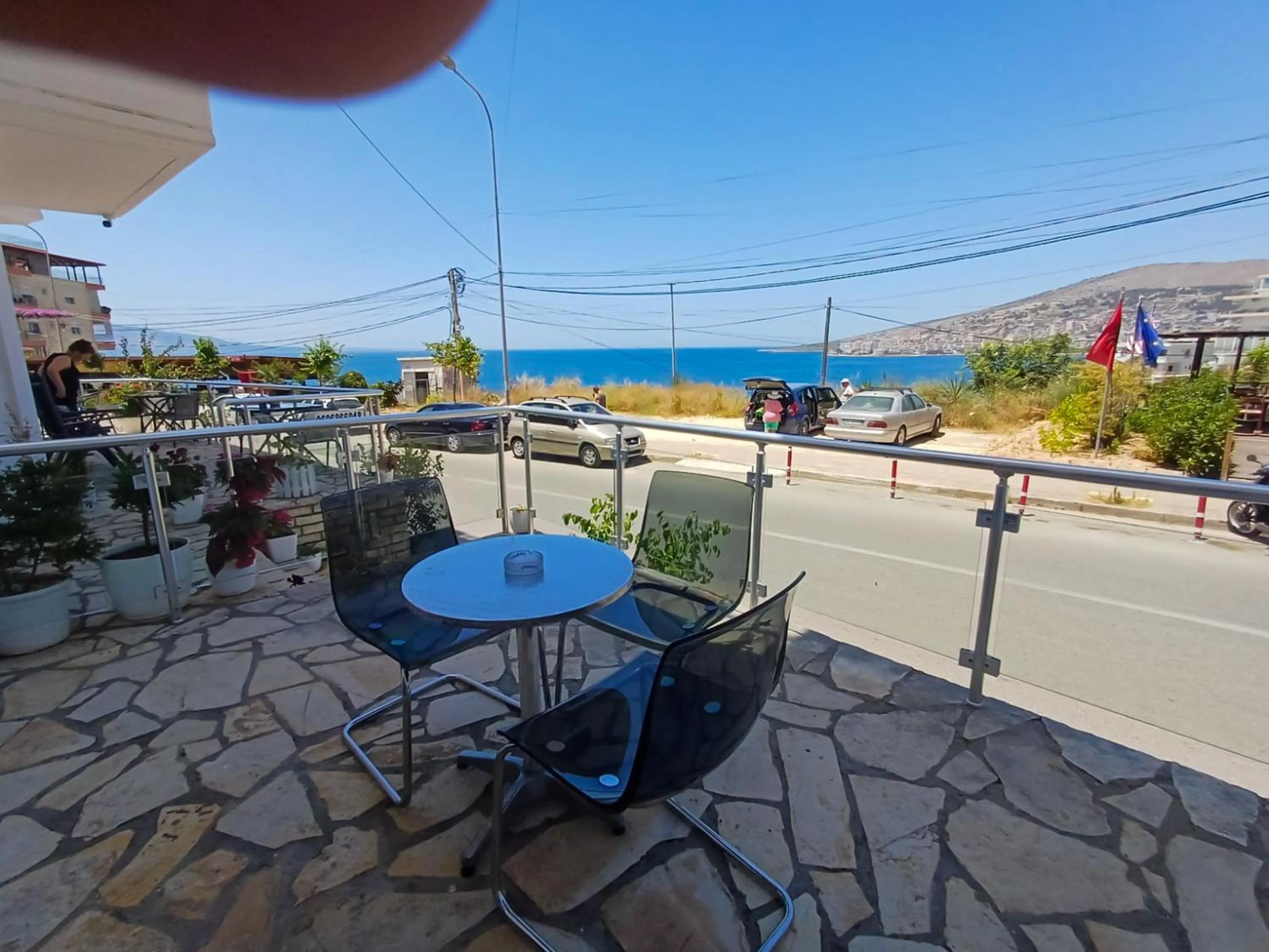 Patio in Hotel Sherifi