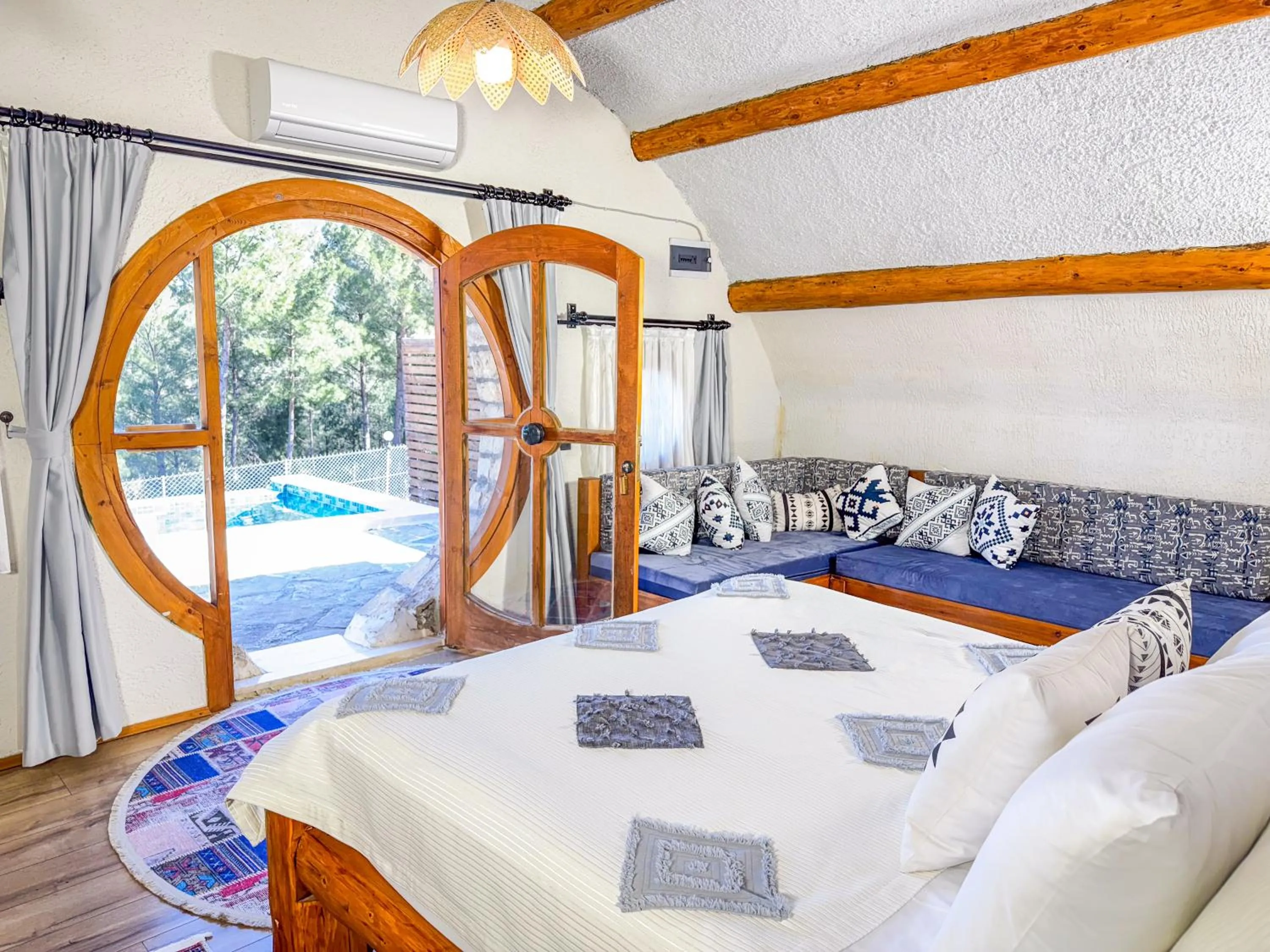 Bed in Maison Green Hill Hobbit Villas & Boutique Hotel