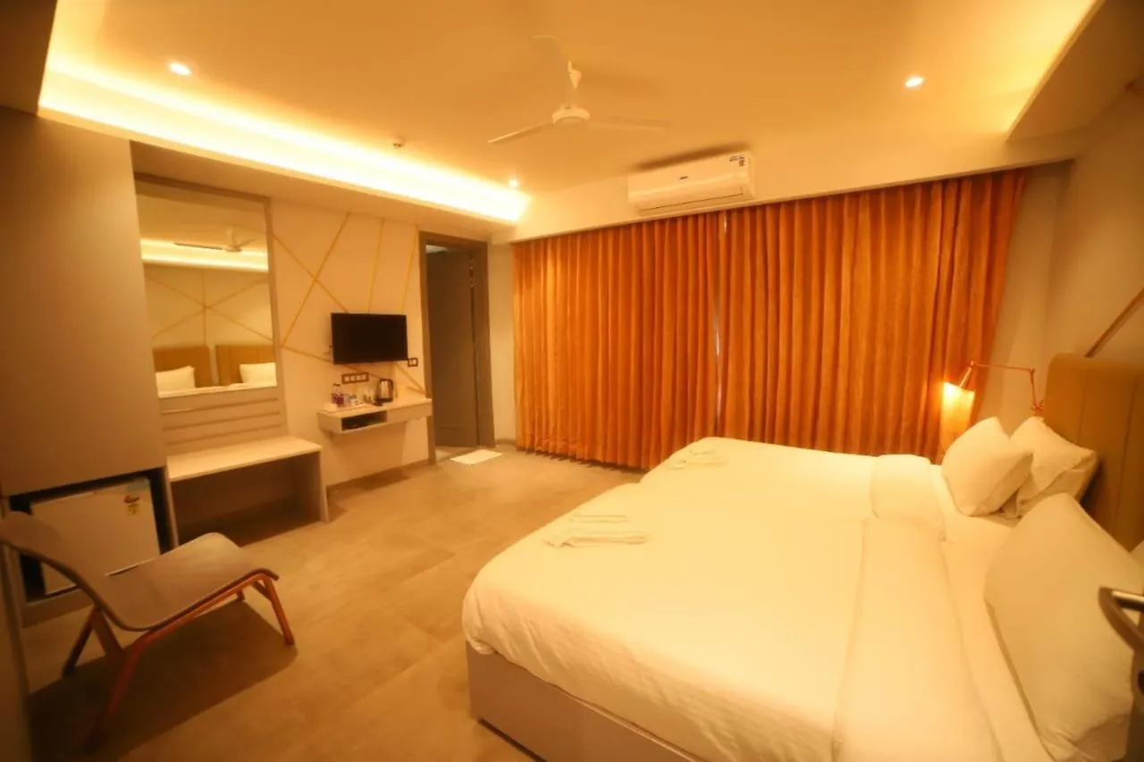 Bedroom, Bed in Waltair Abode