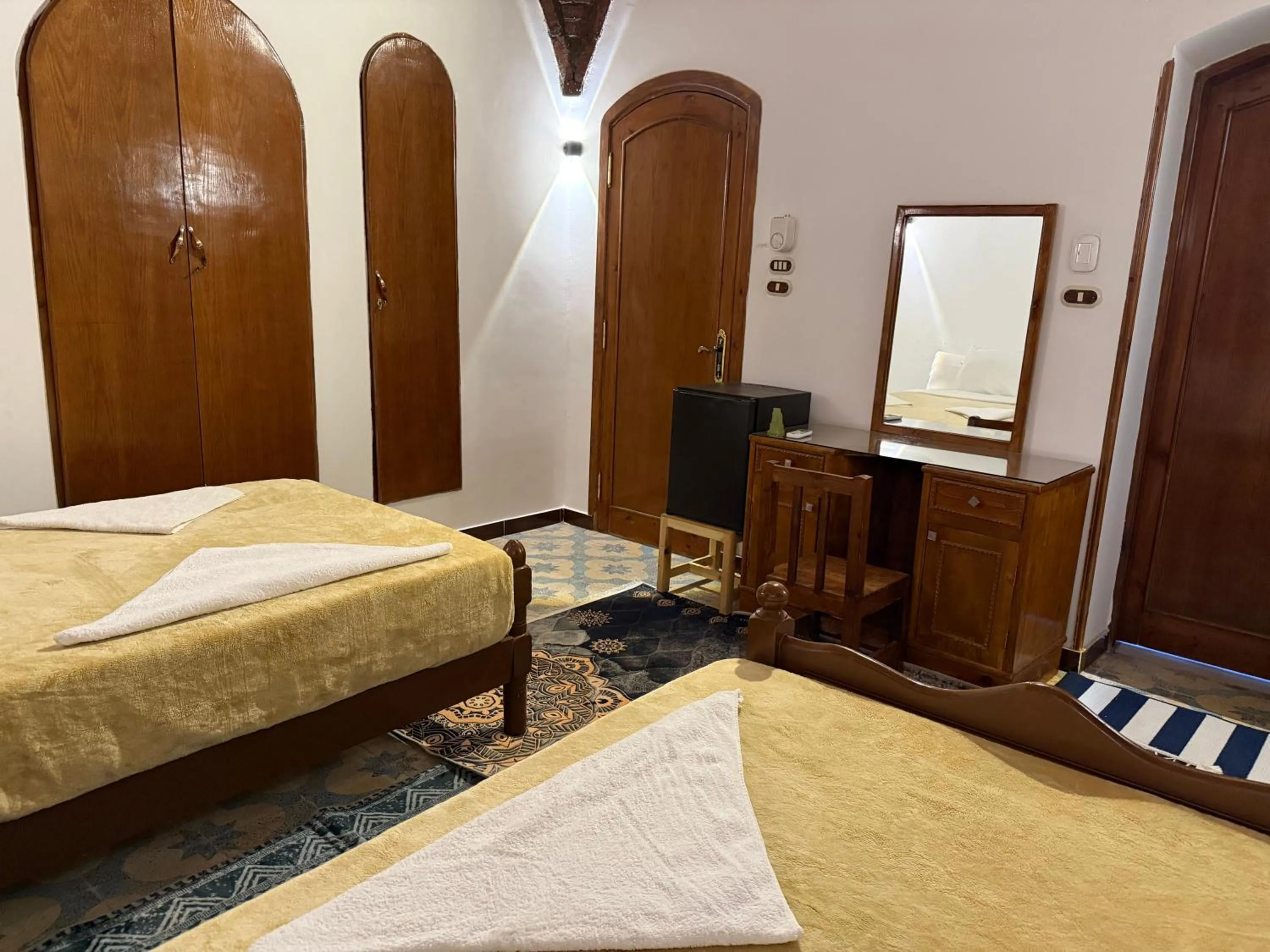 Bed in Luxor Villa Hatshepsut