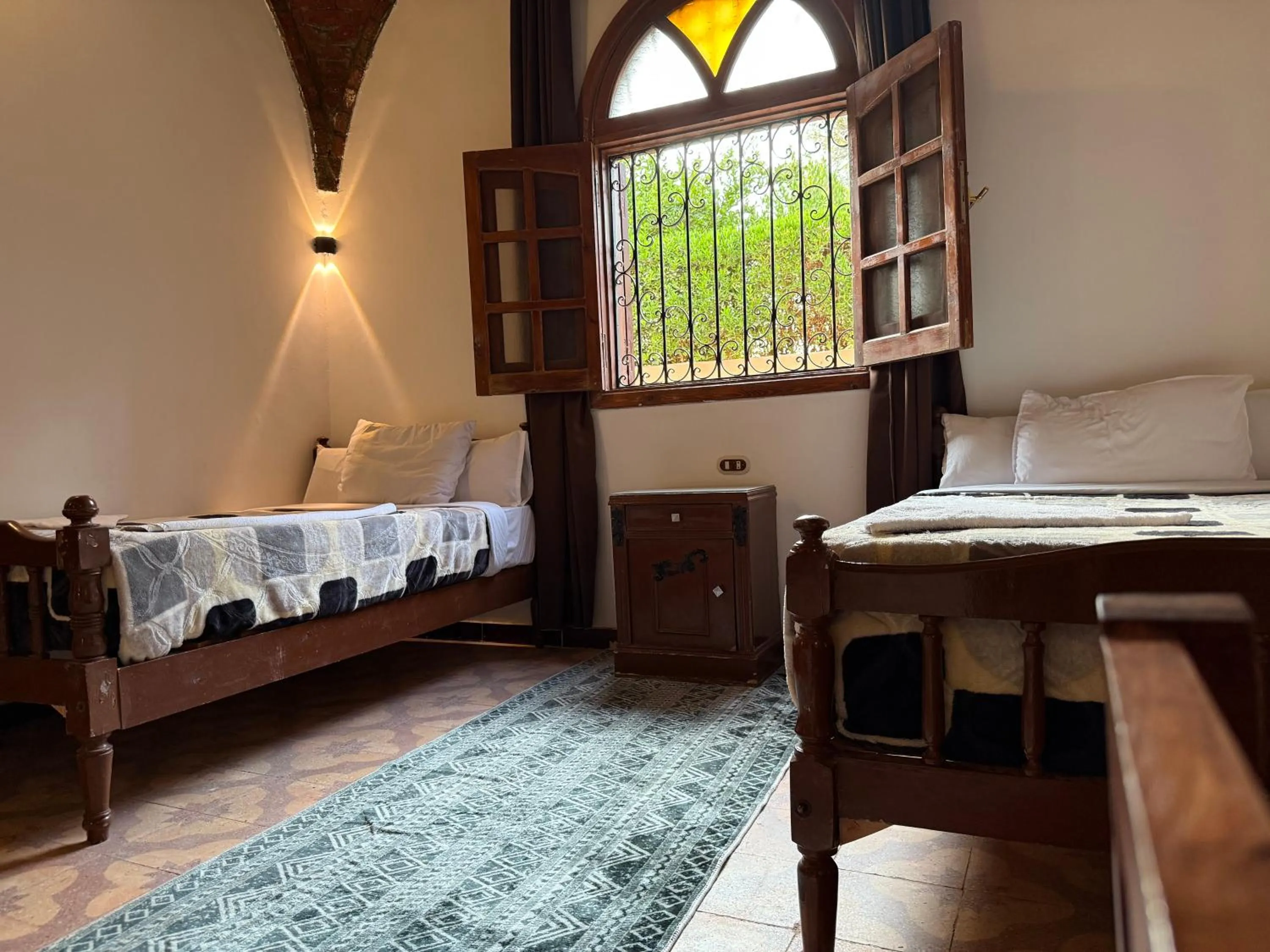 Bed in Luxor Villa Hatshepsut