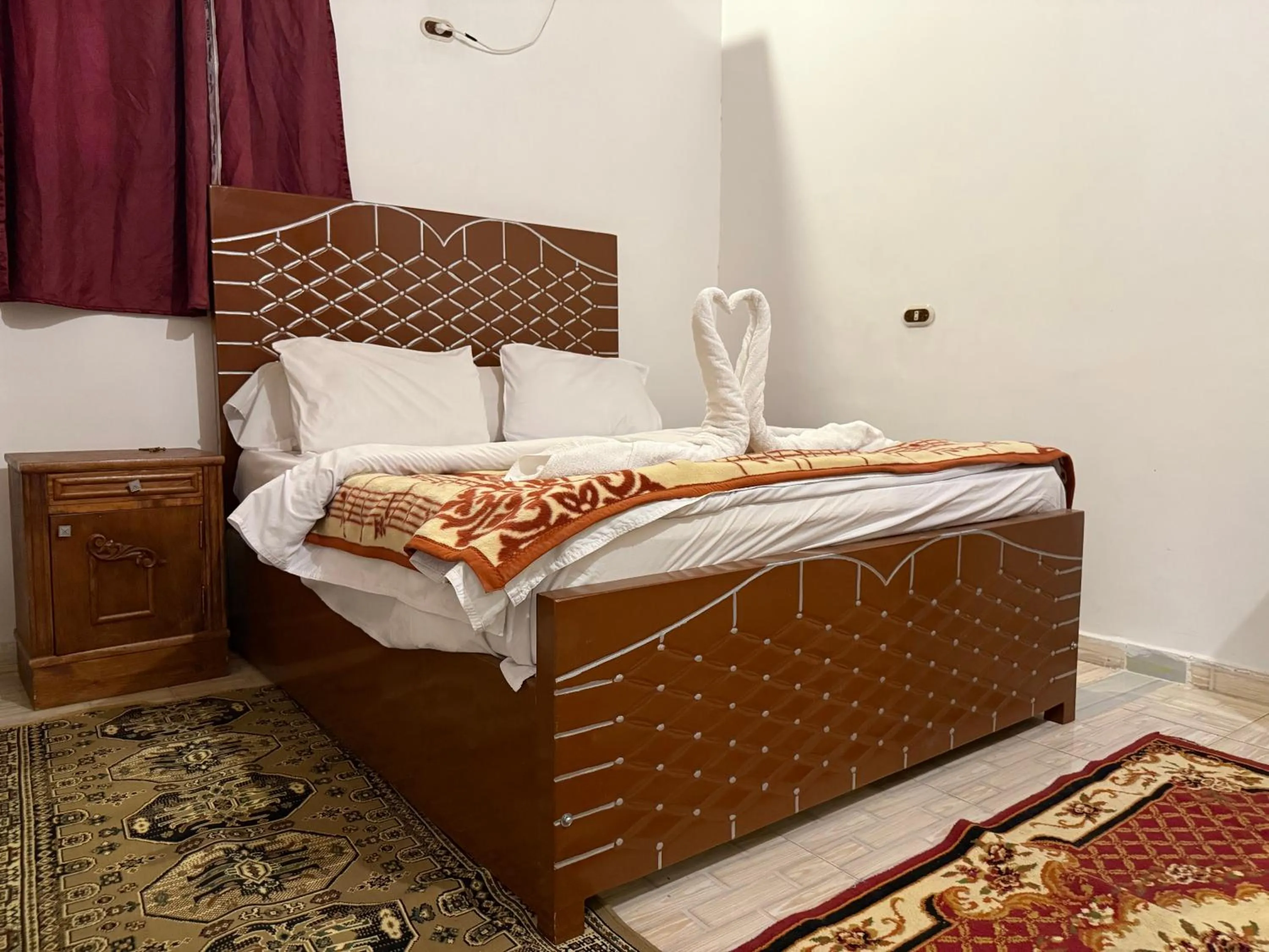 Bed in Luxor Villa Hatshepsut