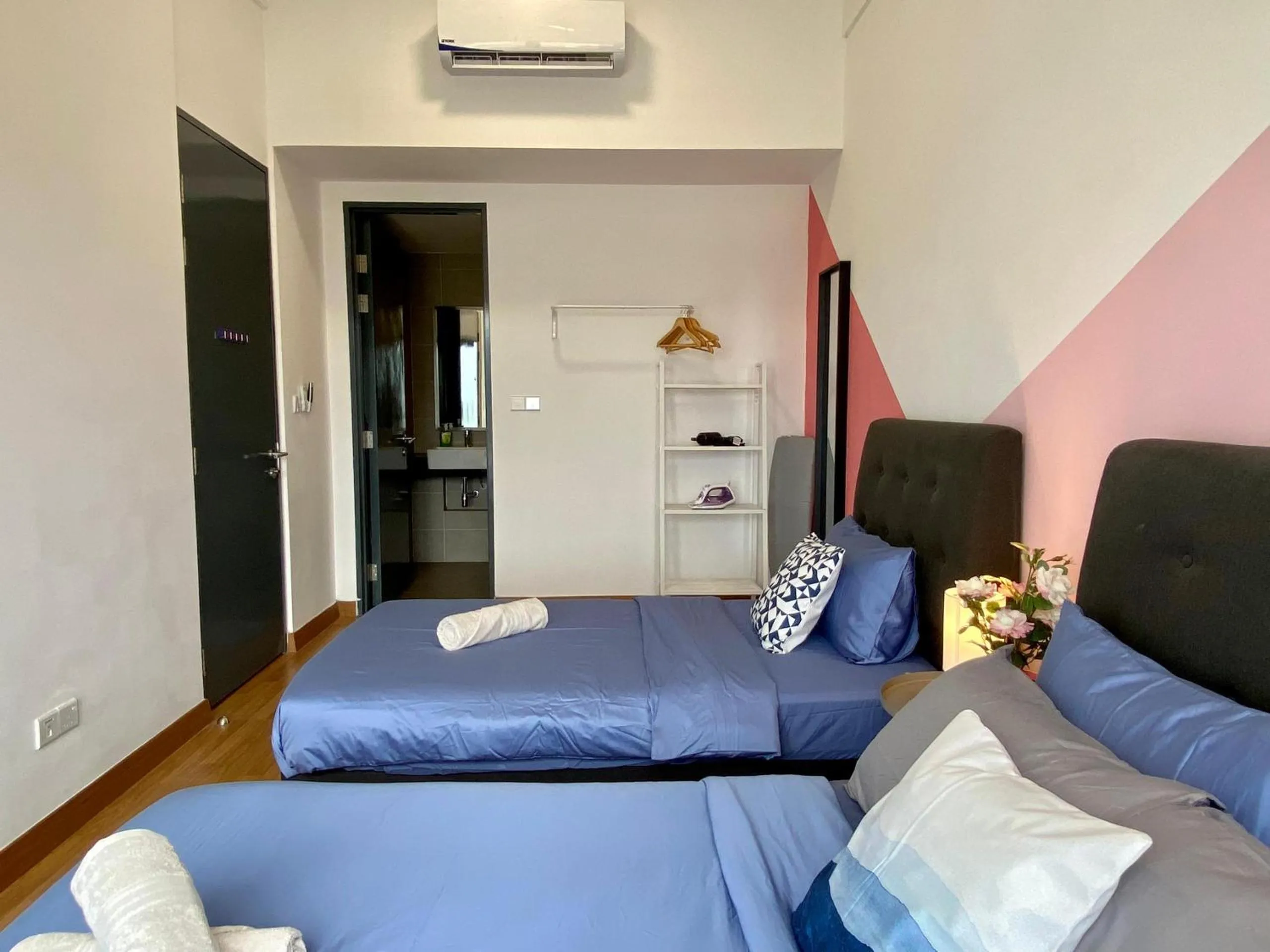 Bedroom in Tropicana 218 Macalister Sea & City View by stayCATion Homestay