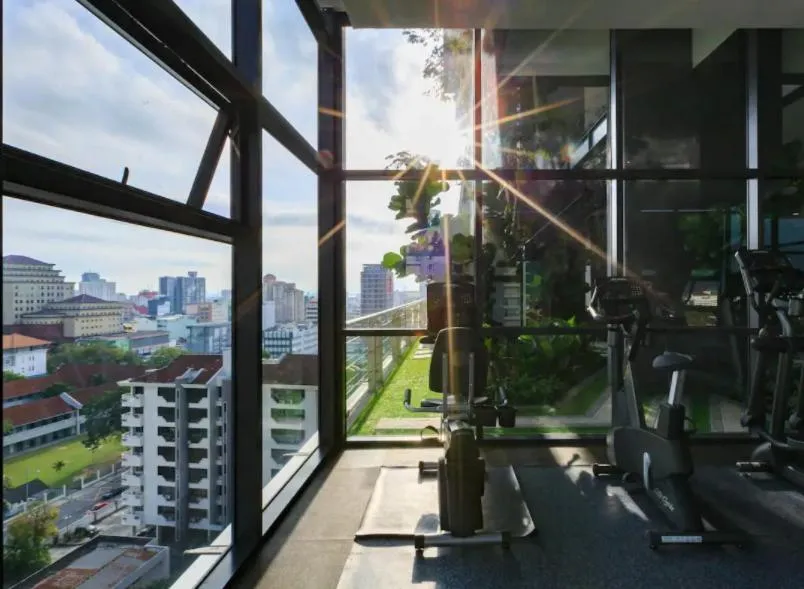 Fitness centre/facilities in Tropicana 218 Macalister Sea & City View by stayCATion Homestay