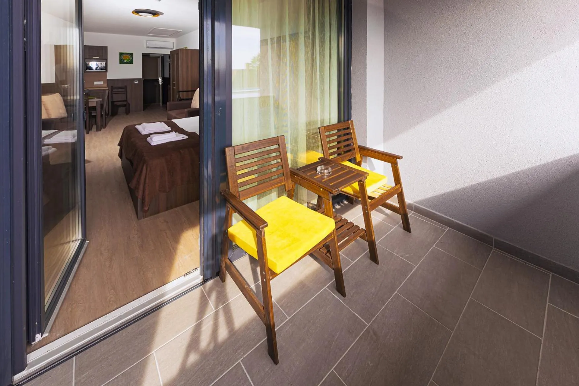 Balcony/Terrace in Park Hotel Bük-Bükfürdő