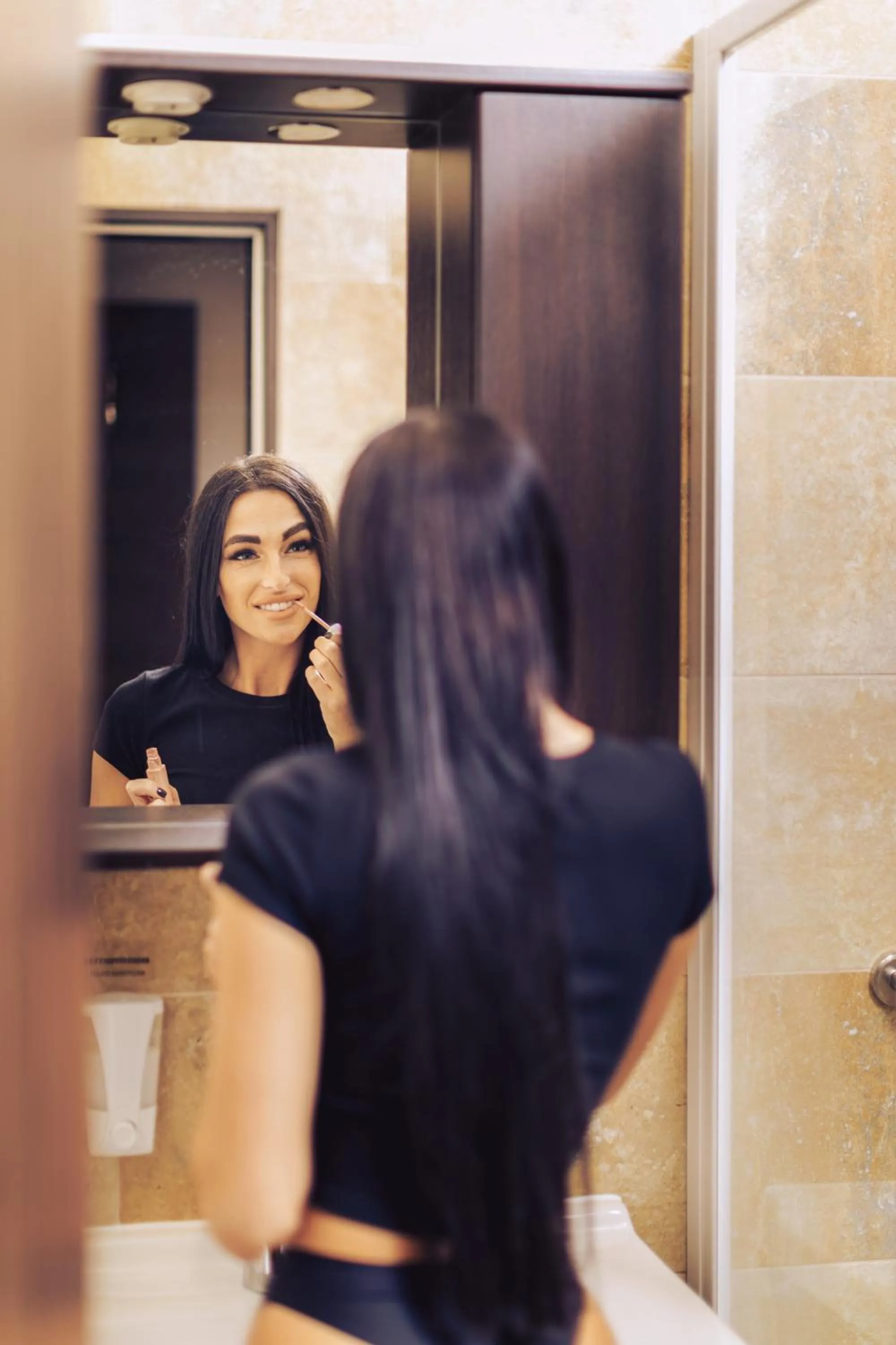 Bathroom in Park Hotel Bük-Bükfürdő