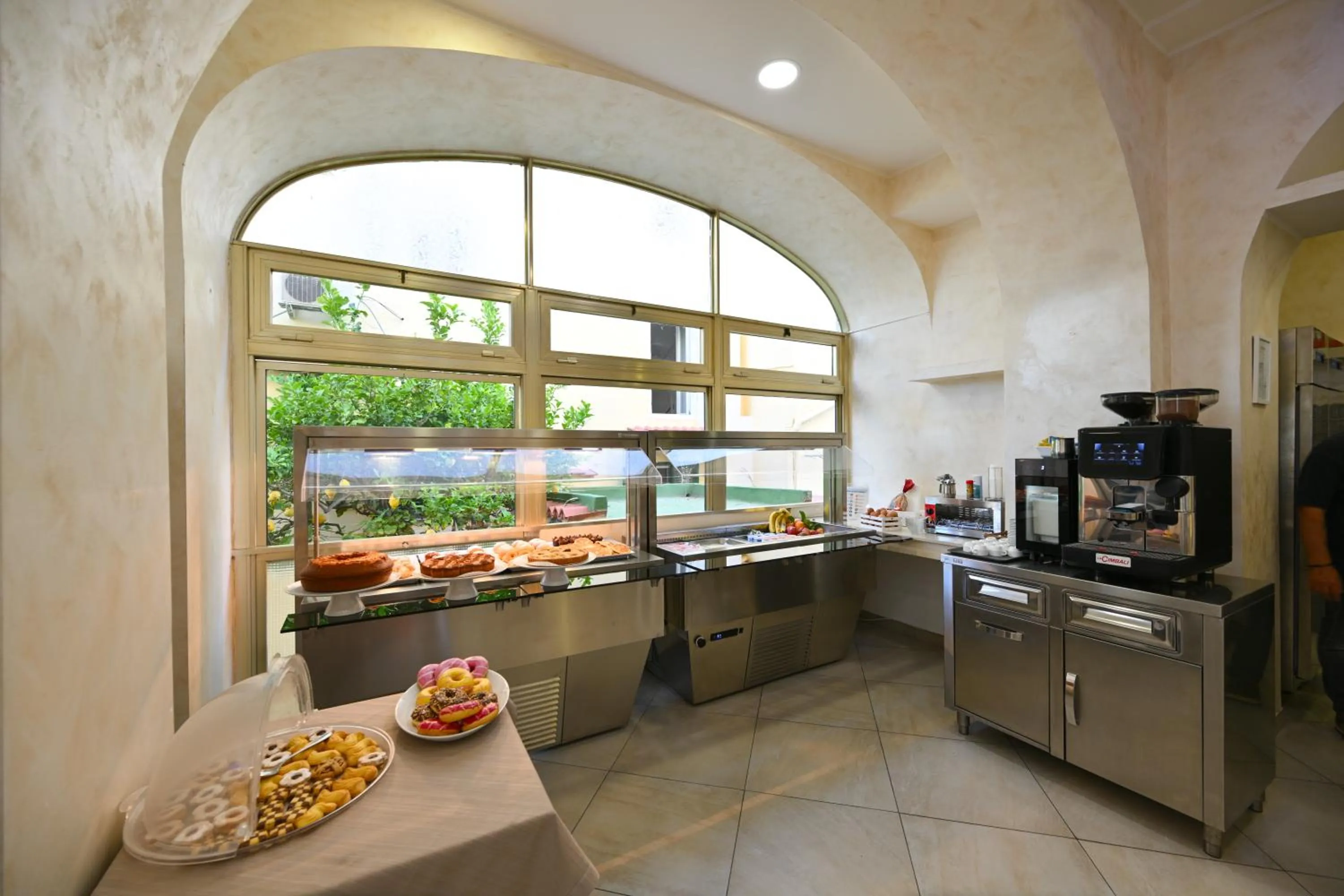 Buffet breakfast in Albergo Atlantic