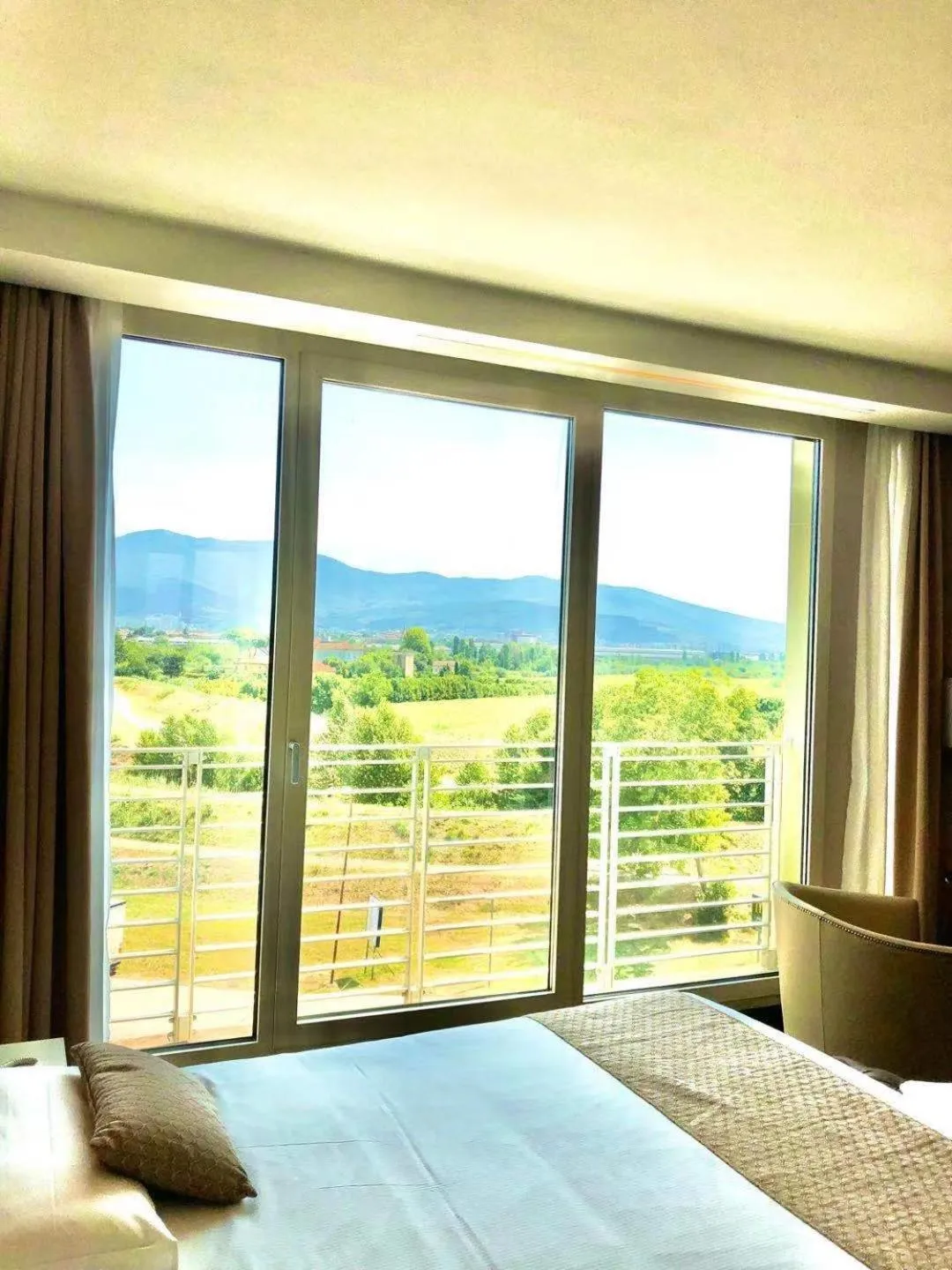 Decorative detail, Bed in Hotel Datini