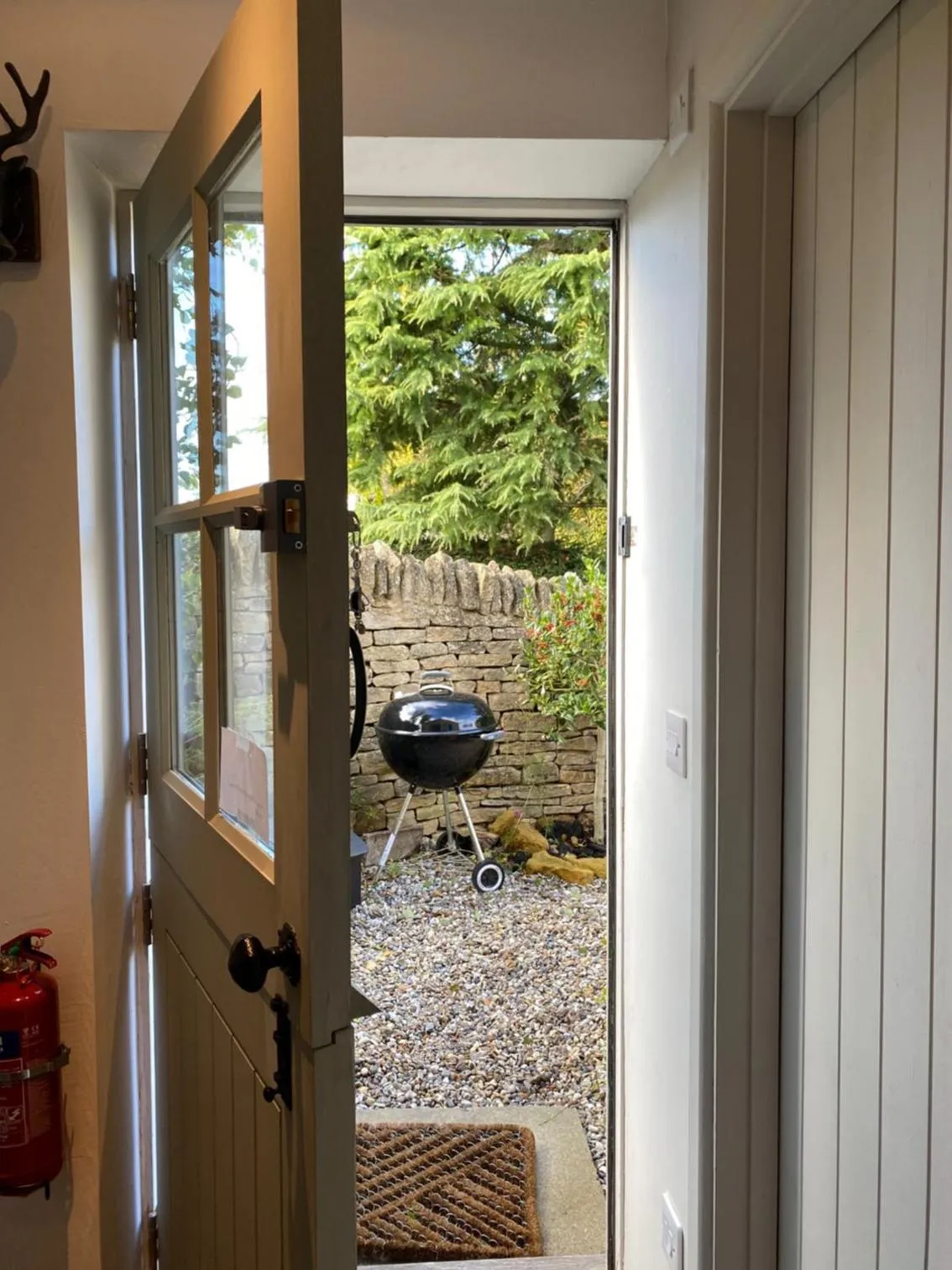 Patio in The Loft in the Malt Barn Chipping Campden
