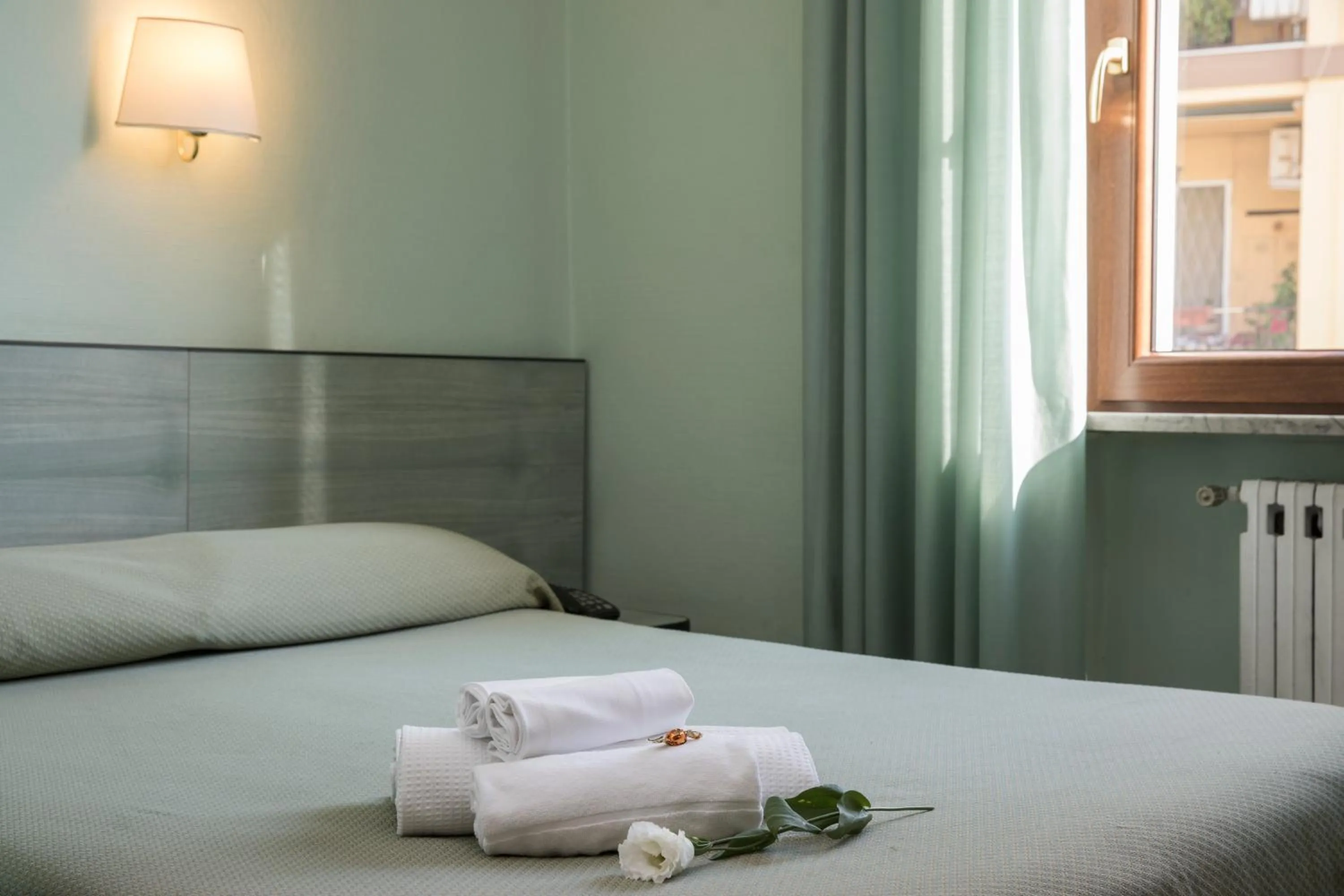 Bedroom, Bed in Hotel Villa Rosa