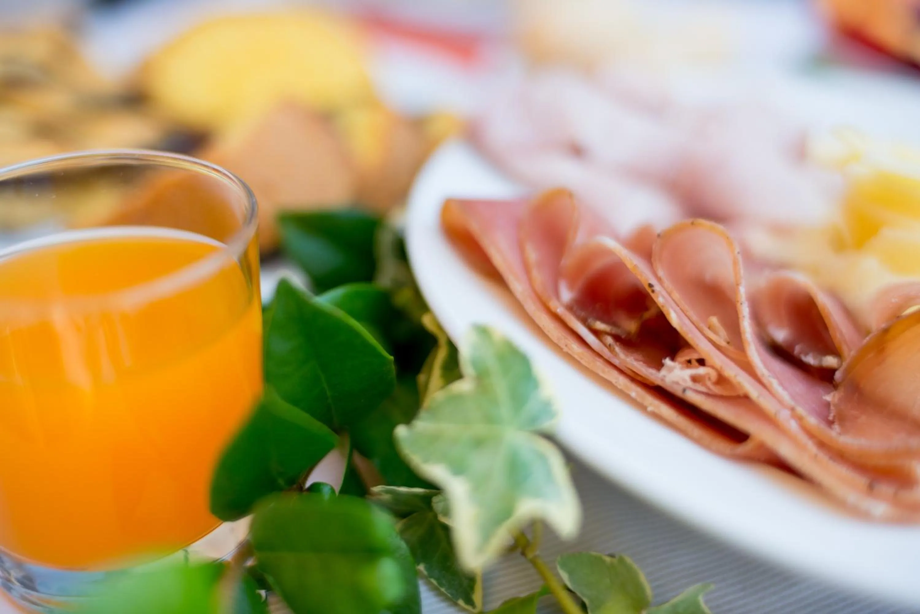 Food close-up in Terra Umbra Hotel