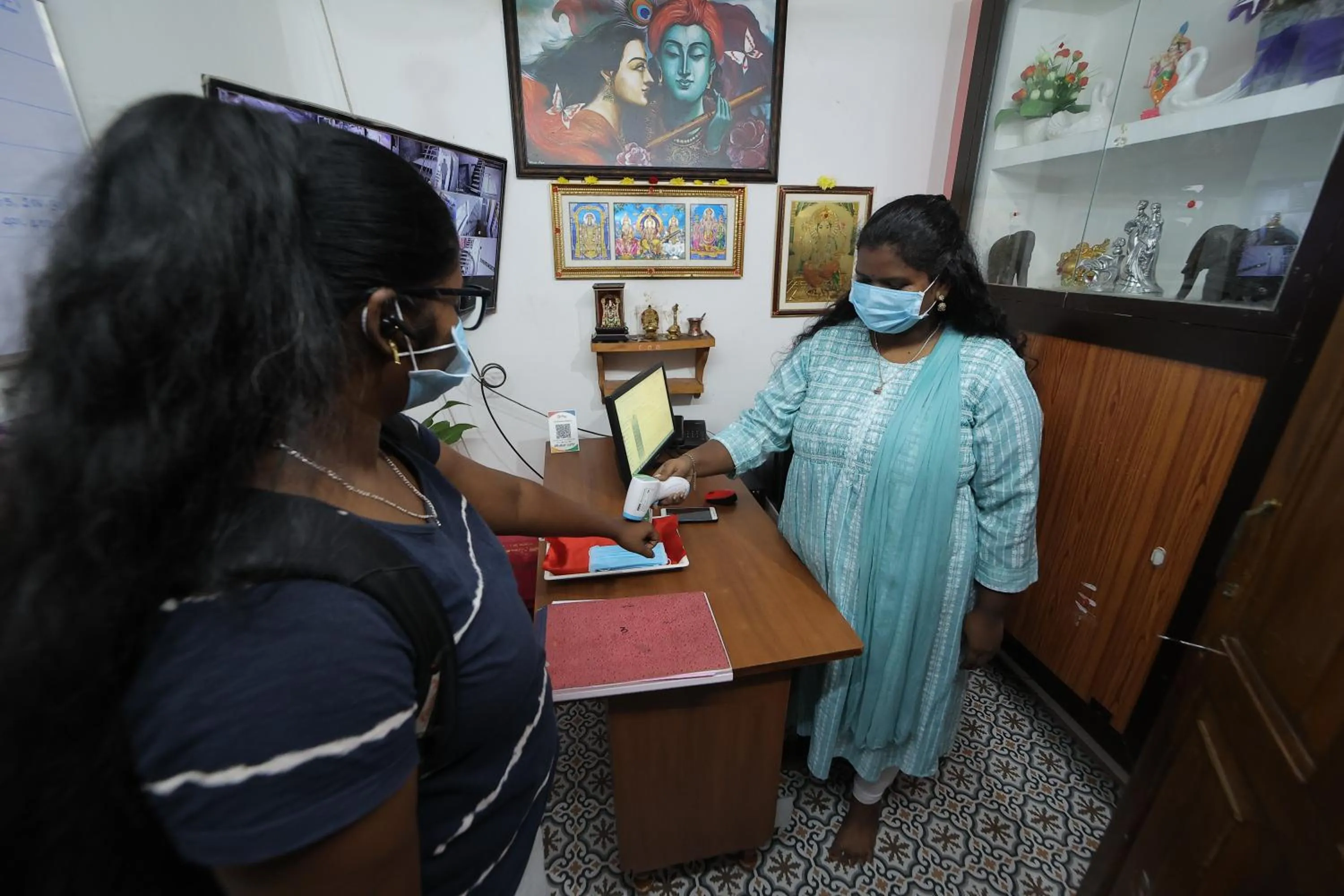 People in French Breeze Residency