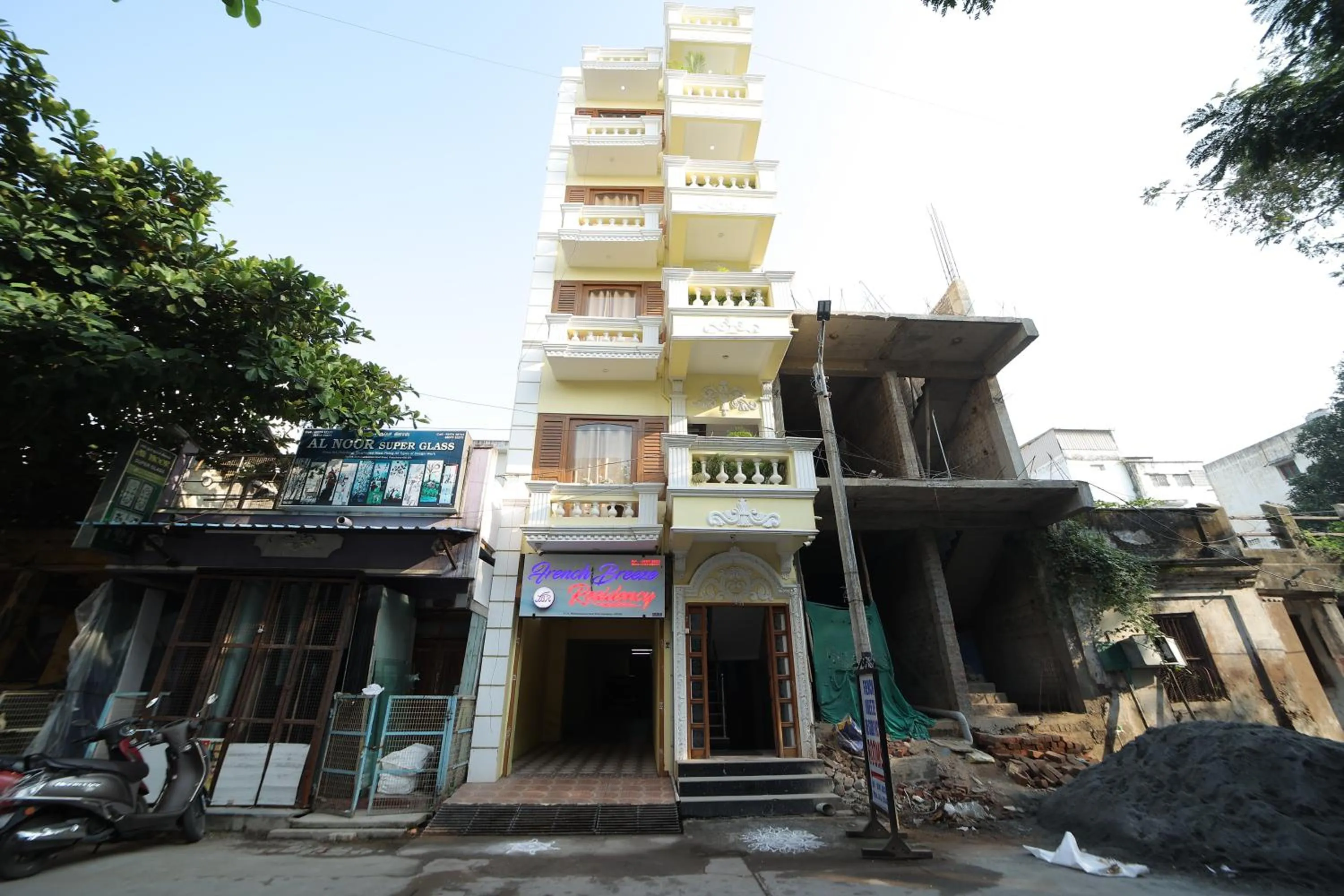 Property building in French Breeze Residency