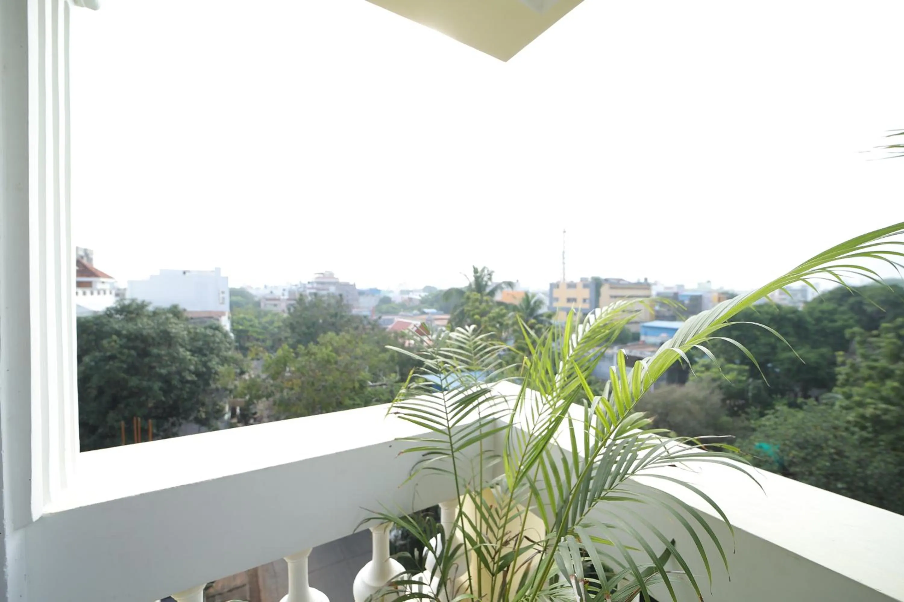 Balcony/Terrace in French Breeze Residency