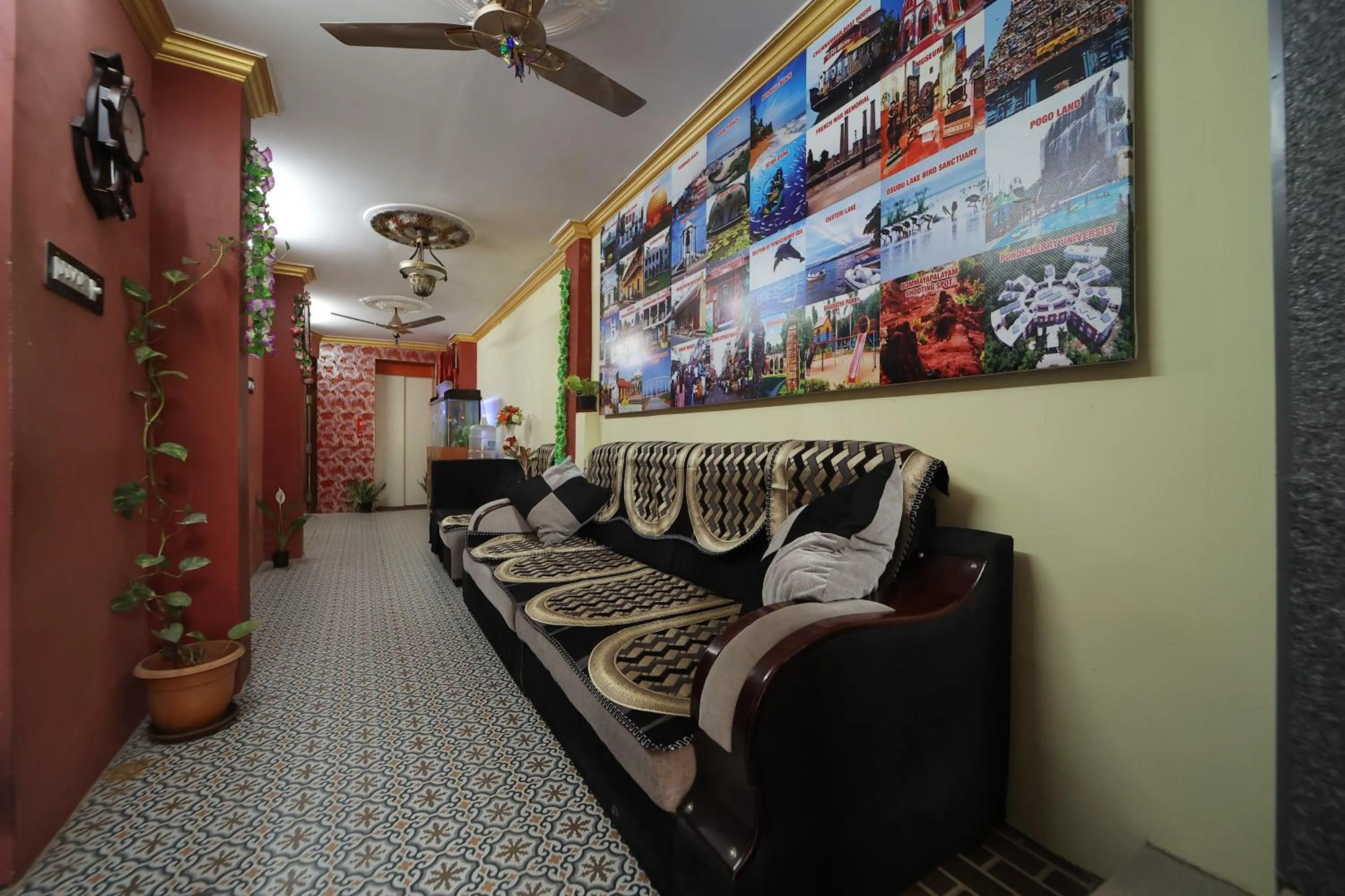 Seating area in French Breeze Residency