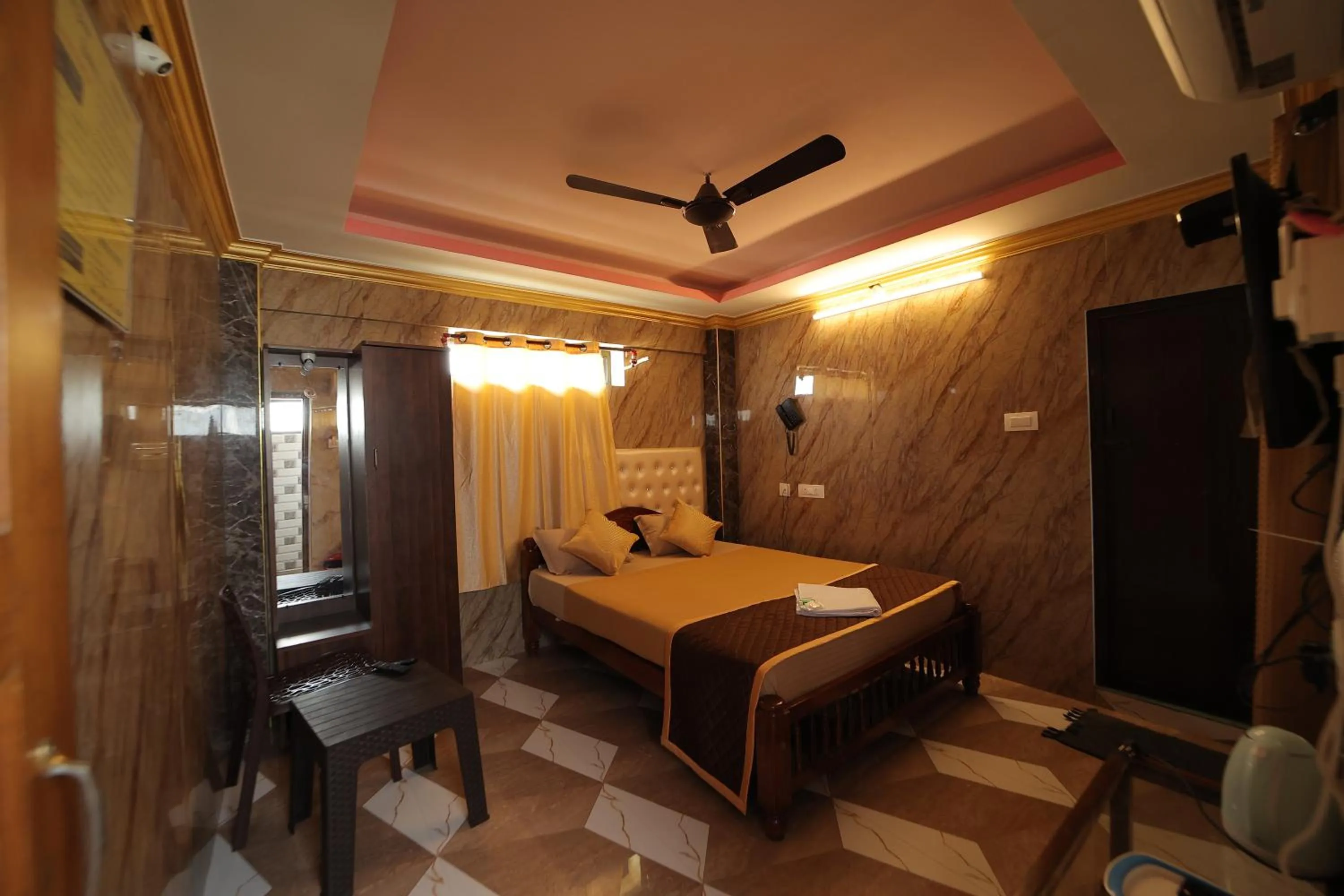 View (from property/room), Bed in French Breeze Residency