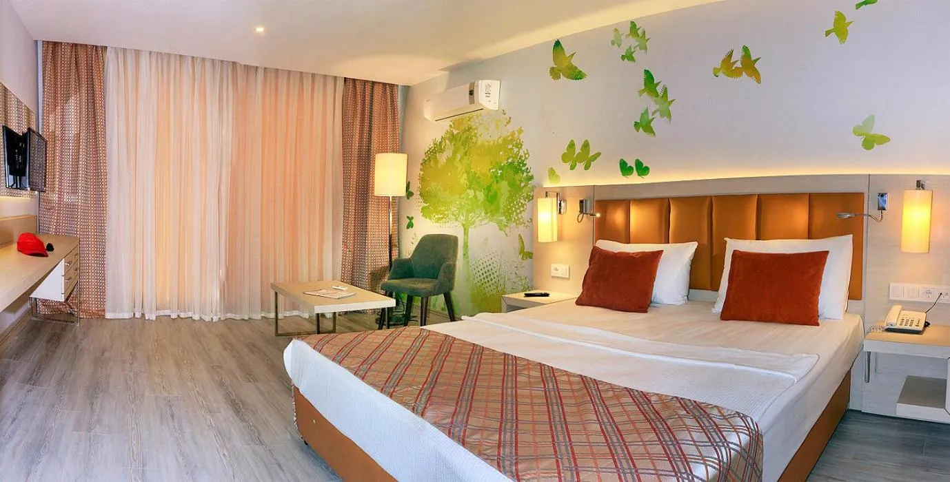 Bed in CLUB AQUA PLAZA