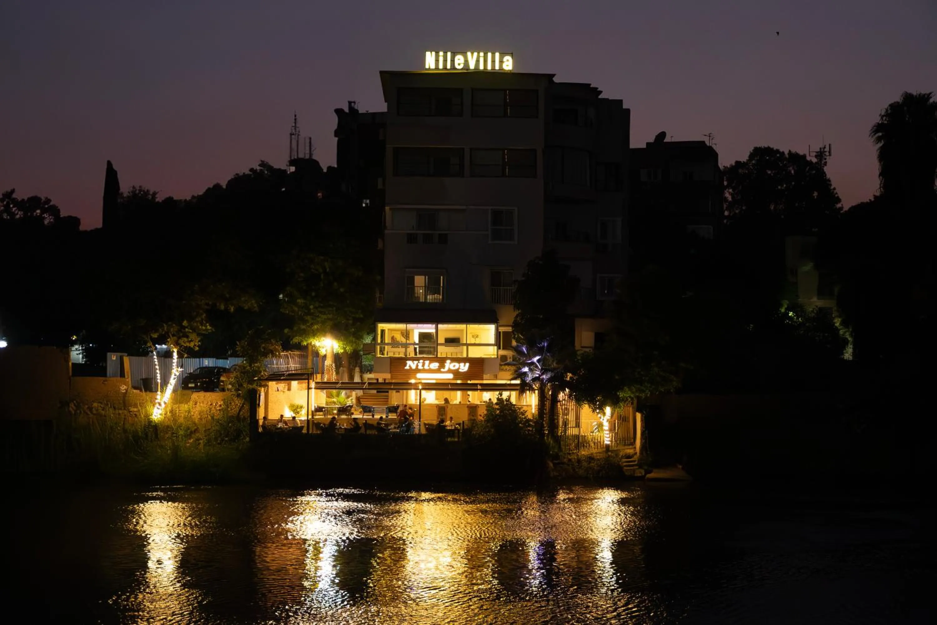 Property building in Nile Villa Hotel